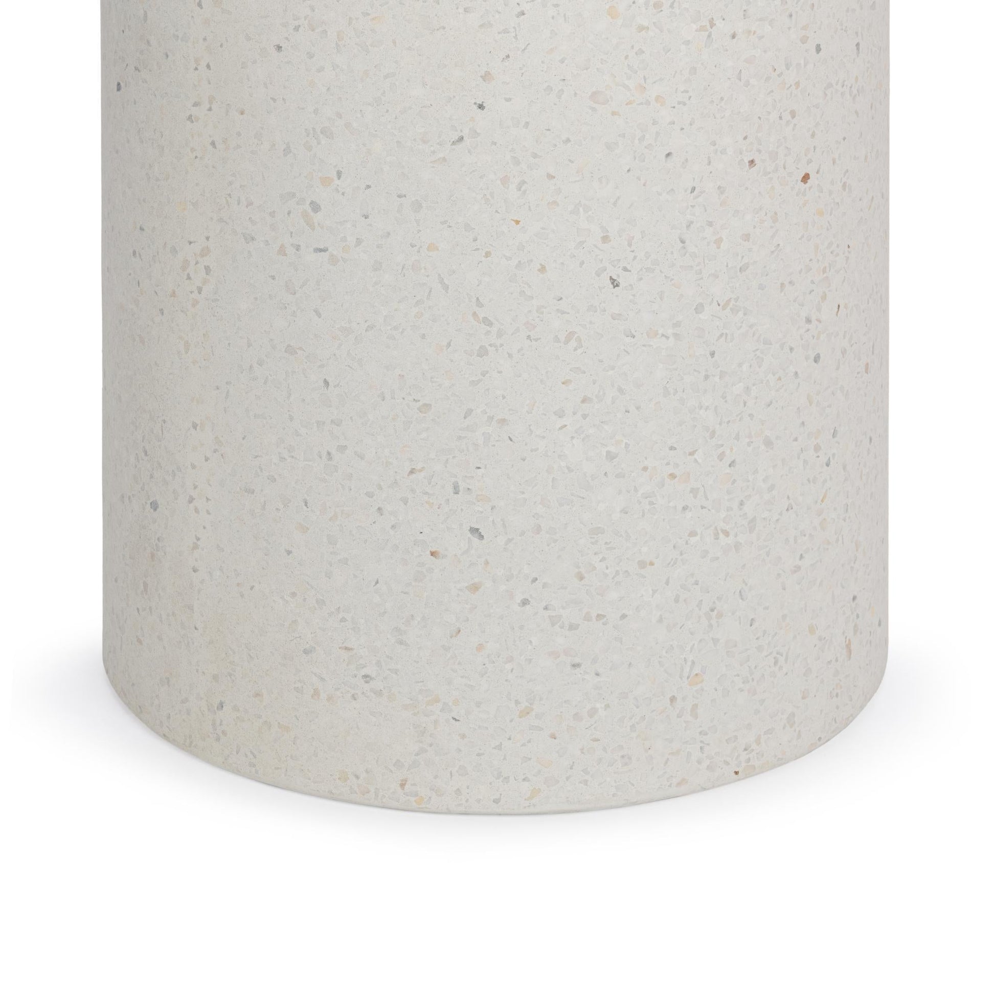 Nysa Outdoor End Table - White