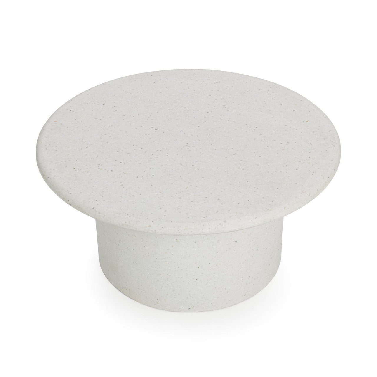 Nysa White Outdoor Round Coffee Table