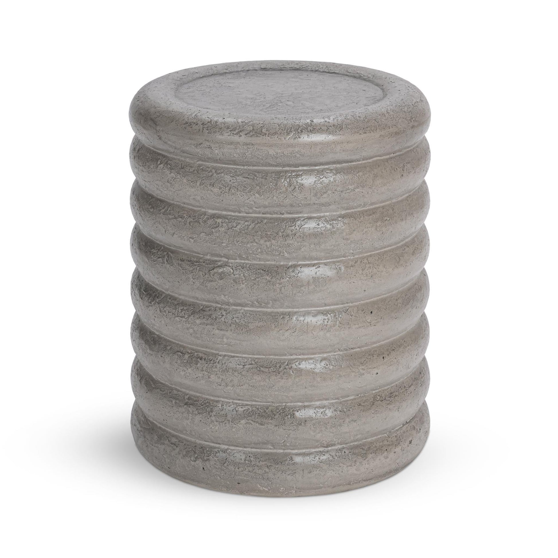 Reva Outdoor End Table - Athena Gray