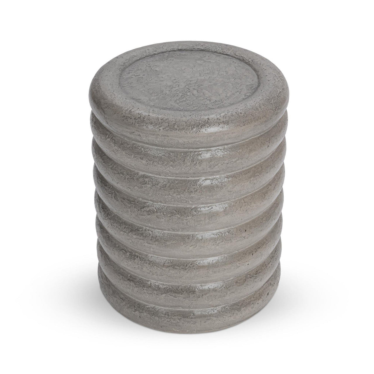 Reva  Dark Gray Outdoor Round End Table
