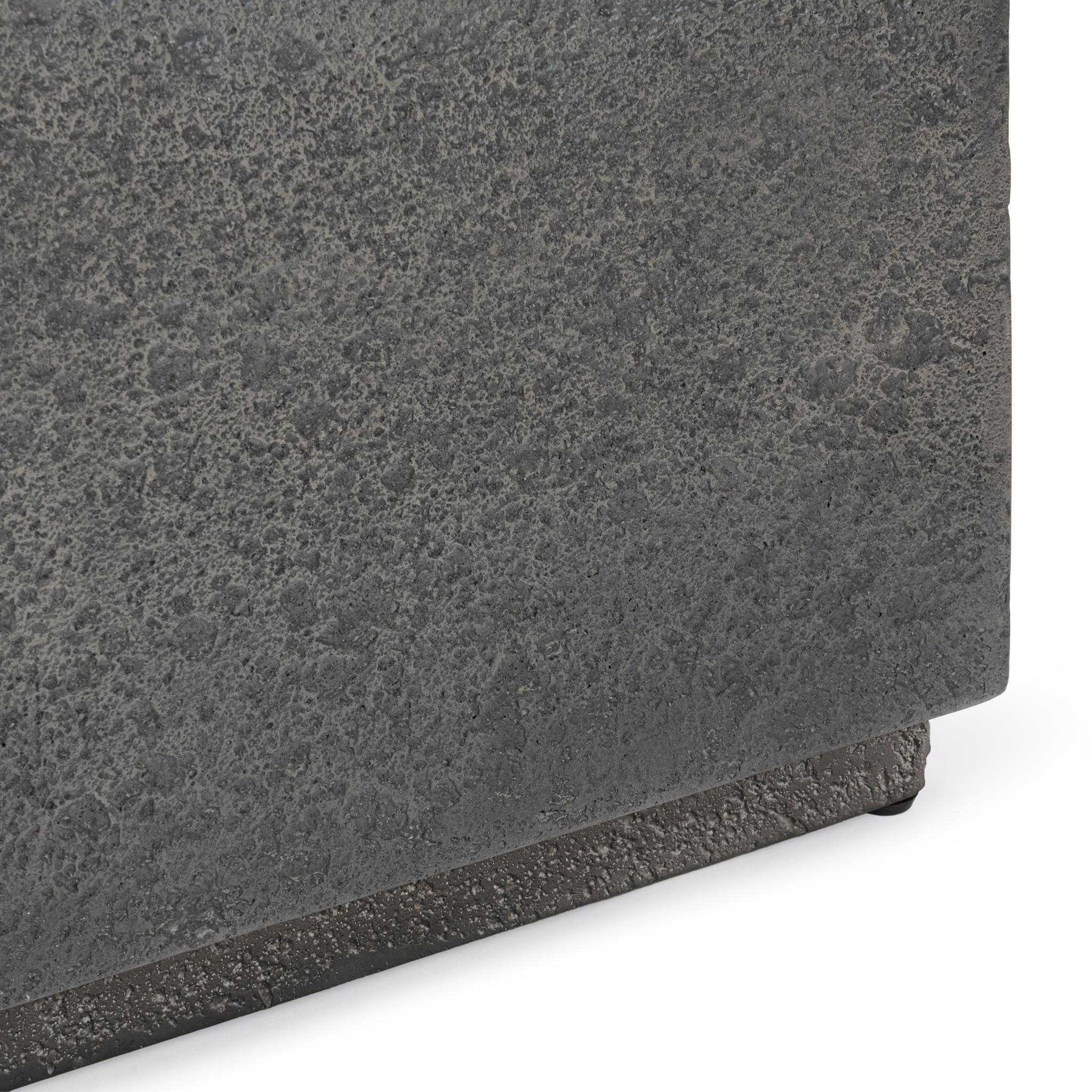 Marwin Outdoor Coffee Table - Dark Gray