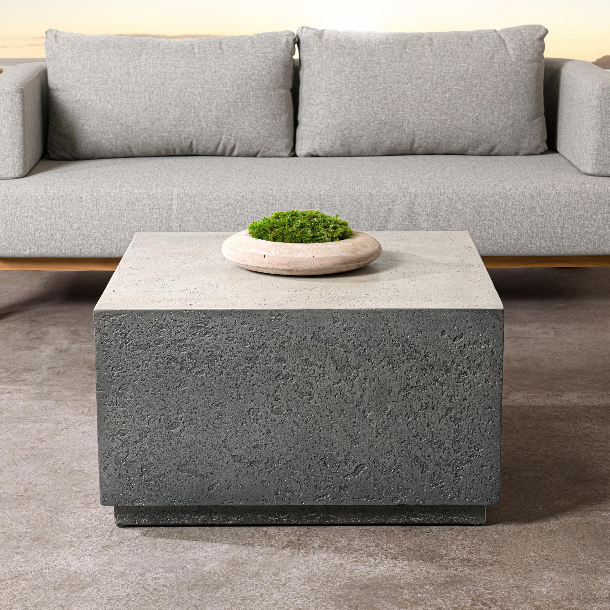 Marwin Outdoor Coffee Table - Dark Gray