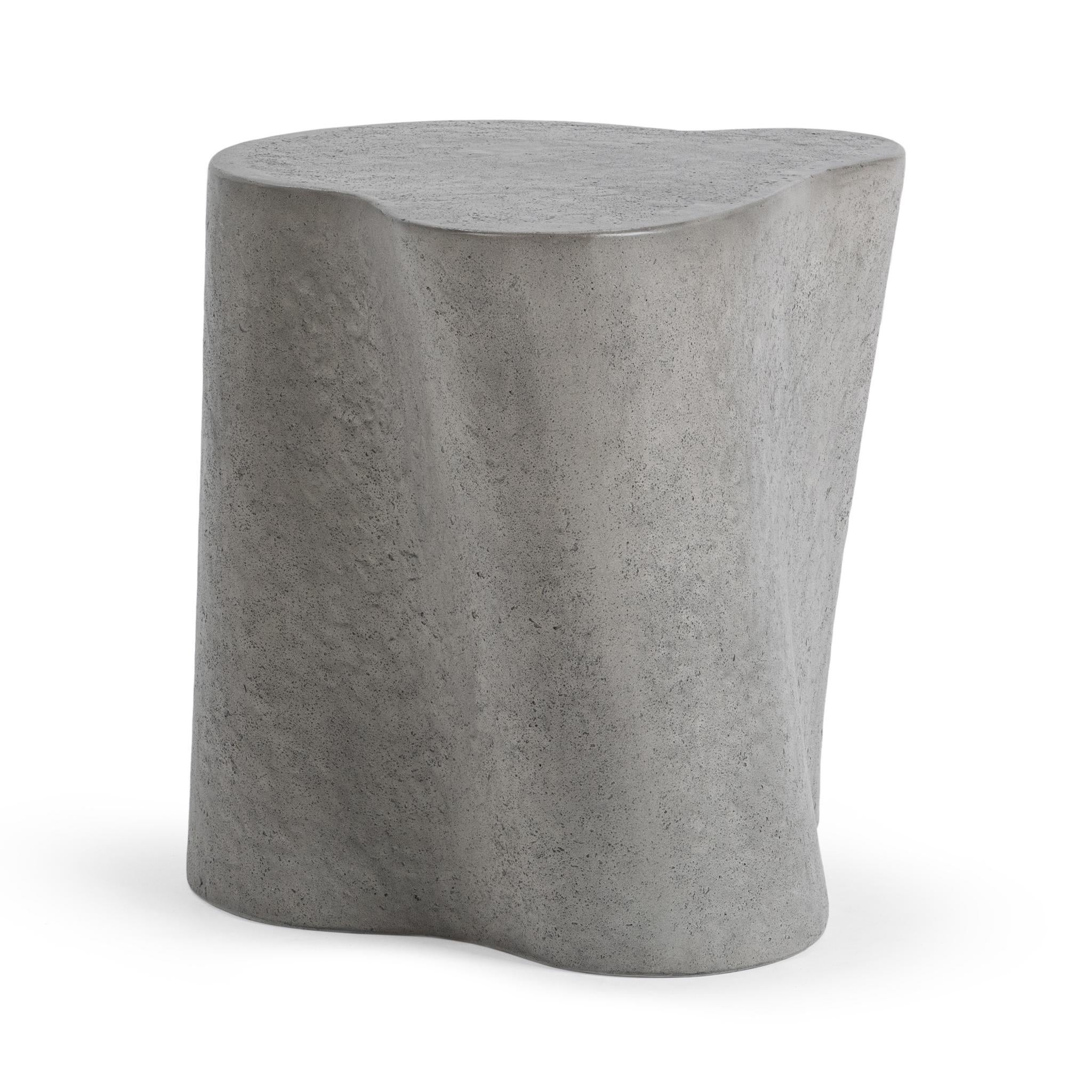 Everson Outdoor Accent Table - Athena Gray