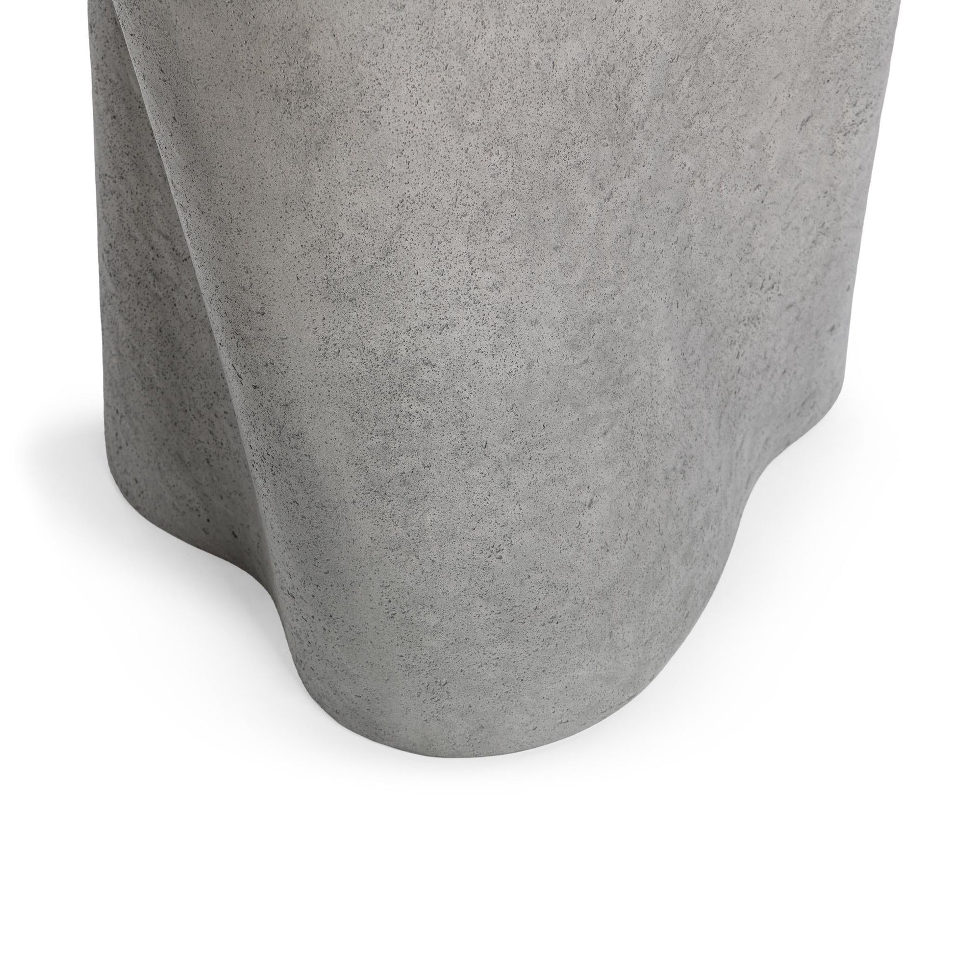 Everson Outdoor Accent Table - Athena Gray
