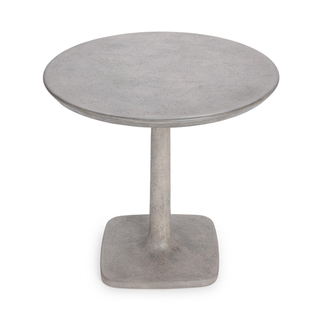 Paulina Light Gray Outdoor Round Bistro Dining Table 31"