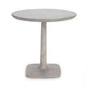 Paulina Light Gray Outdoor Round Bistro Dining Table 31"