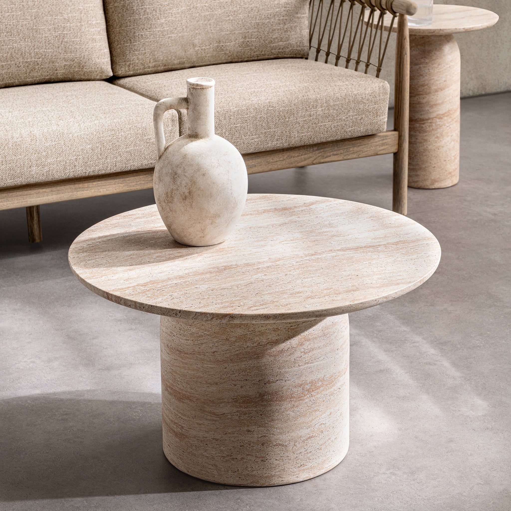 Sana Outdoor Coffee Table - Capri Limestone