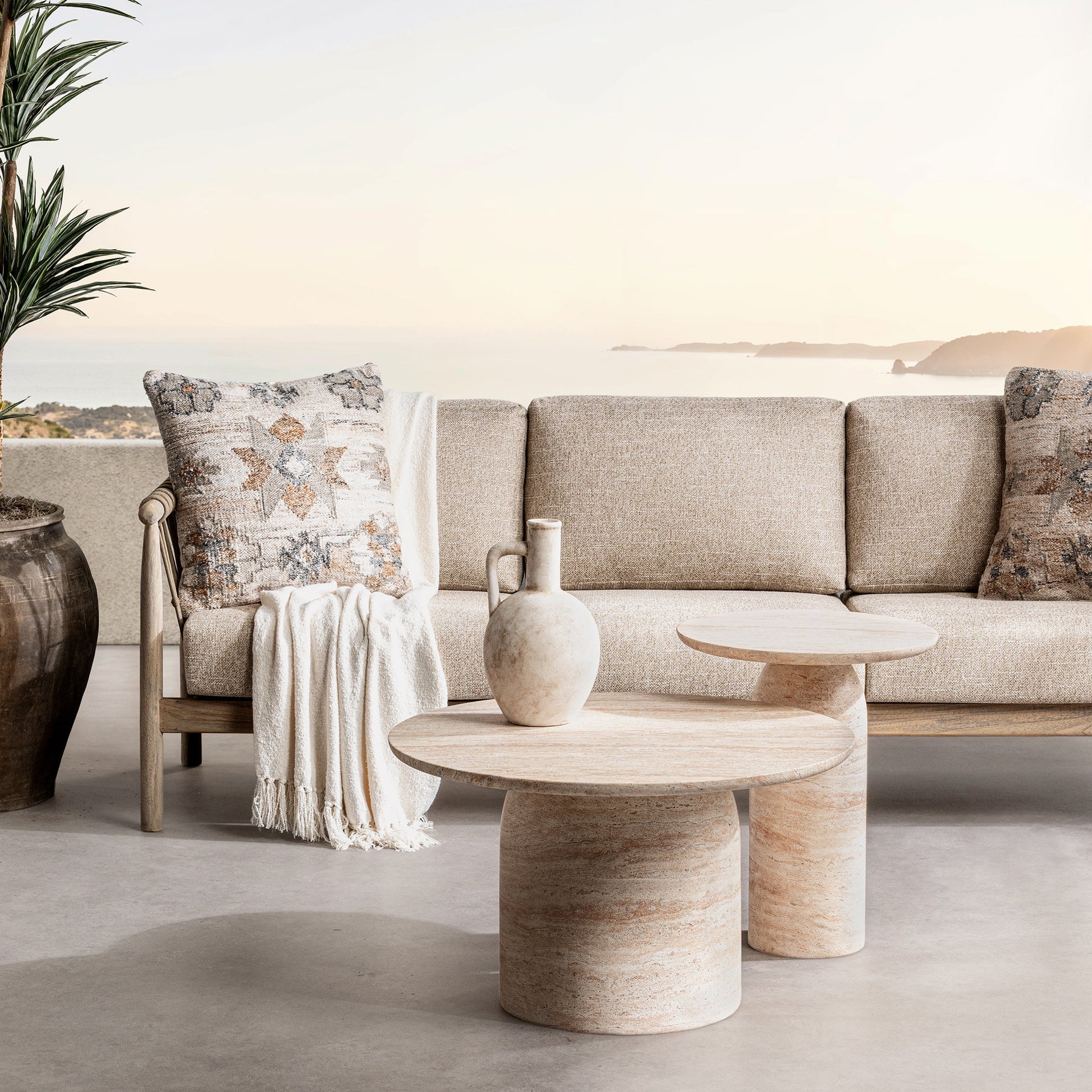 Sana Outdoor Coffee Table - Capri Limestone