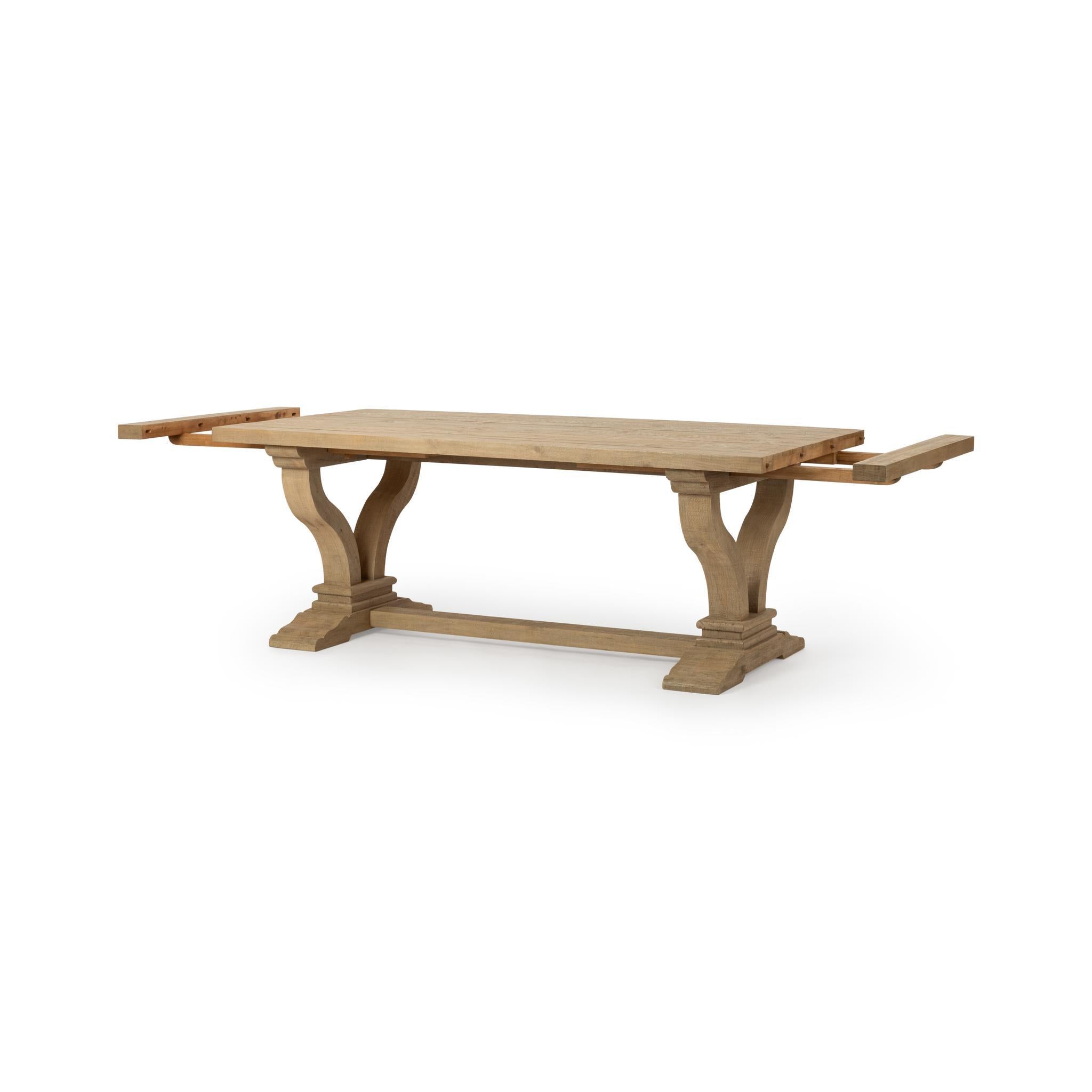 Julia Extendable Dining Table - Soft Earth