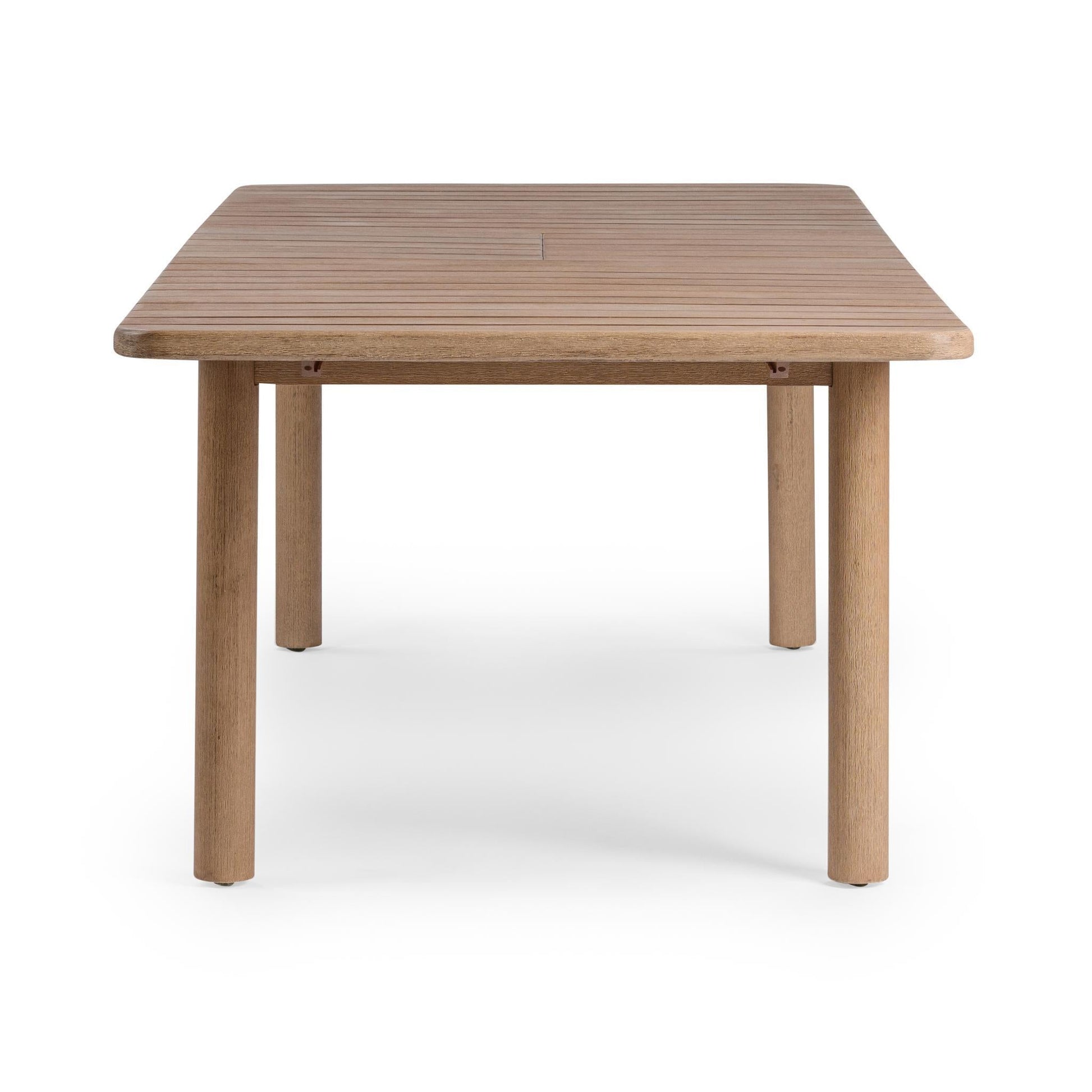 Dawson Outdoor 87"-107" Extendable Dining Table - Butterscotch
