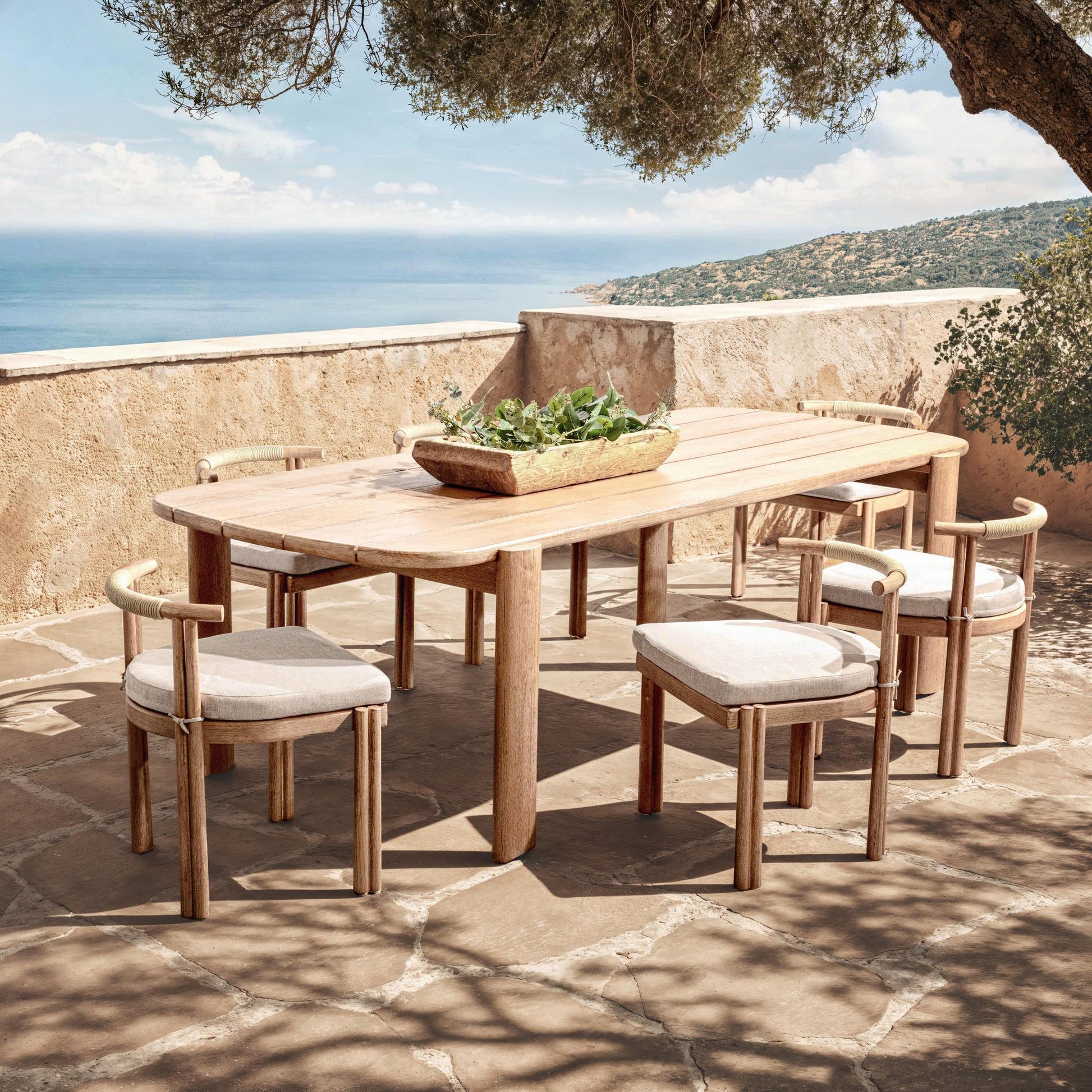 Rocco Outdoor Dining Table - Butterscotch