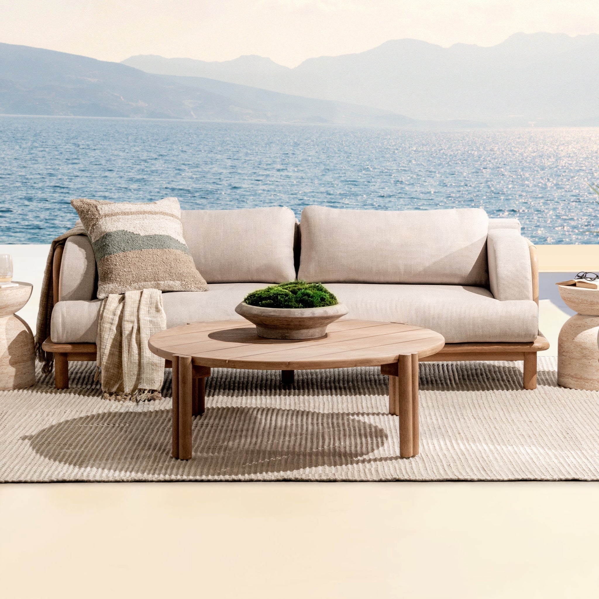 Oliver Outdoor Coffee Table - Butterscotch
