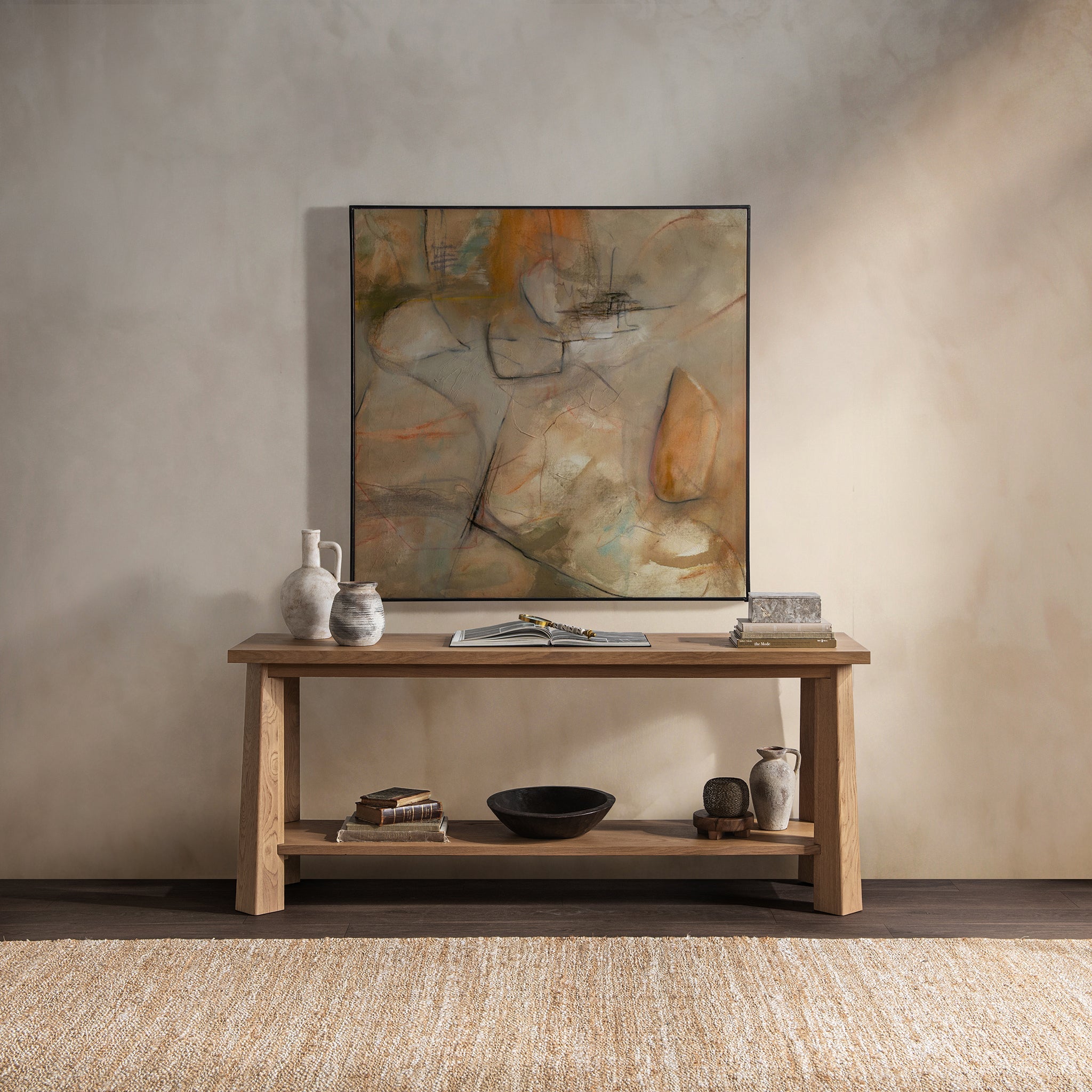 Kenzie Console Table - Amber Toast