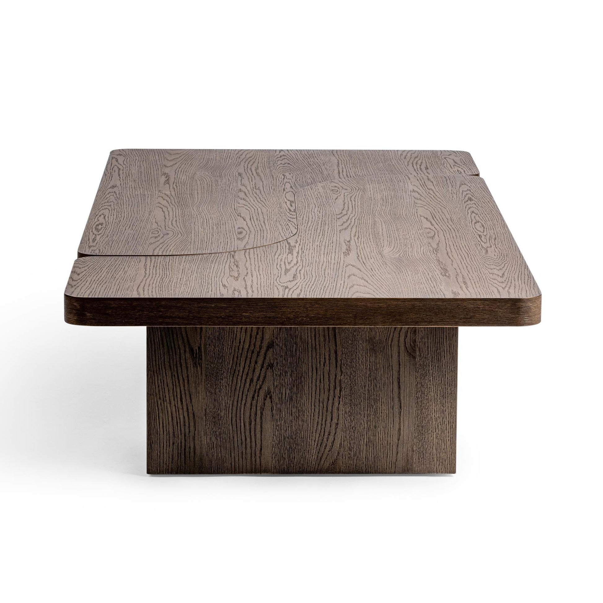 Melina 2 Piece 71" Coffee Table - Havana Brown