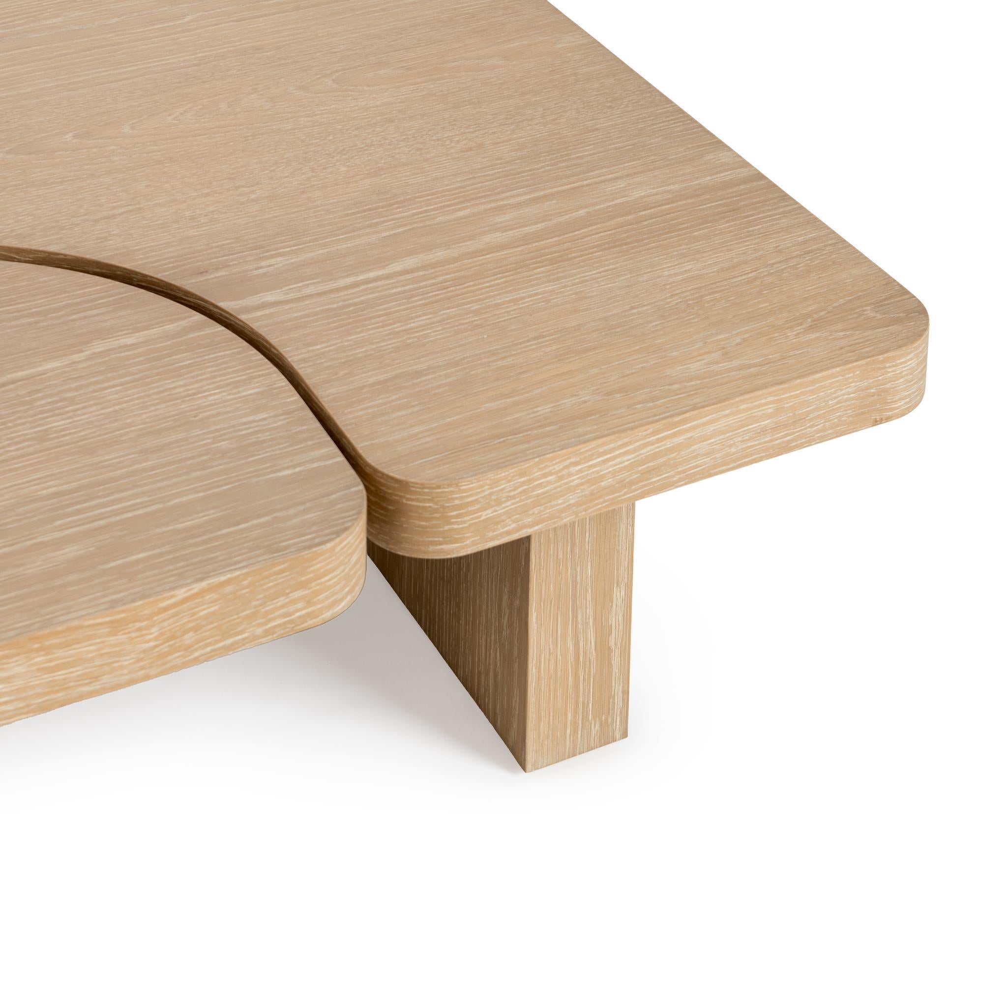 Melina 2 Piece 71" Coffee Table - Coastal Drift