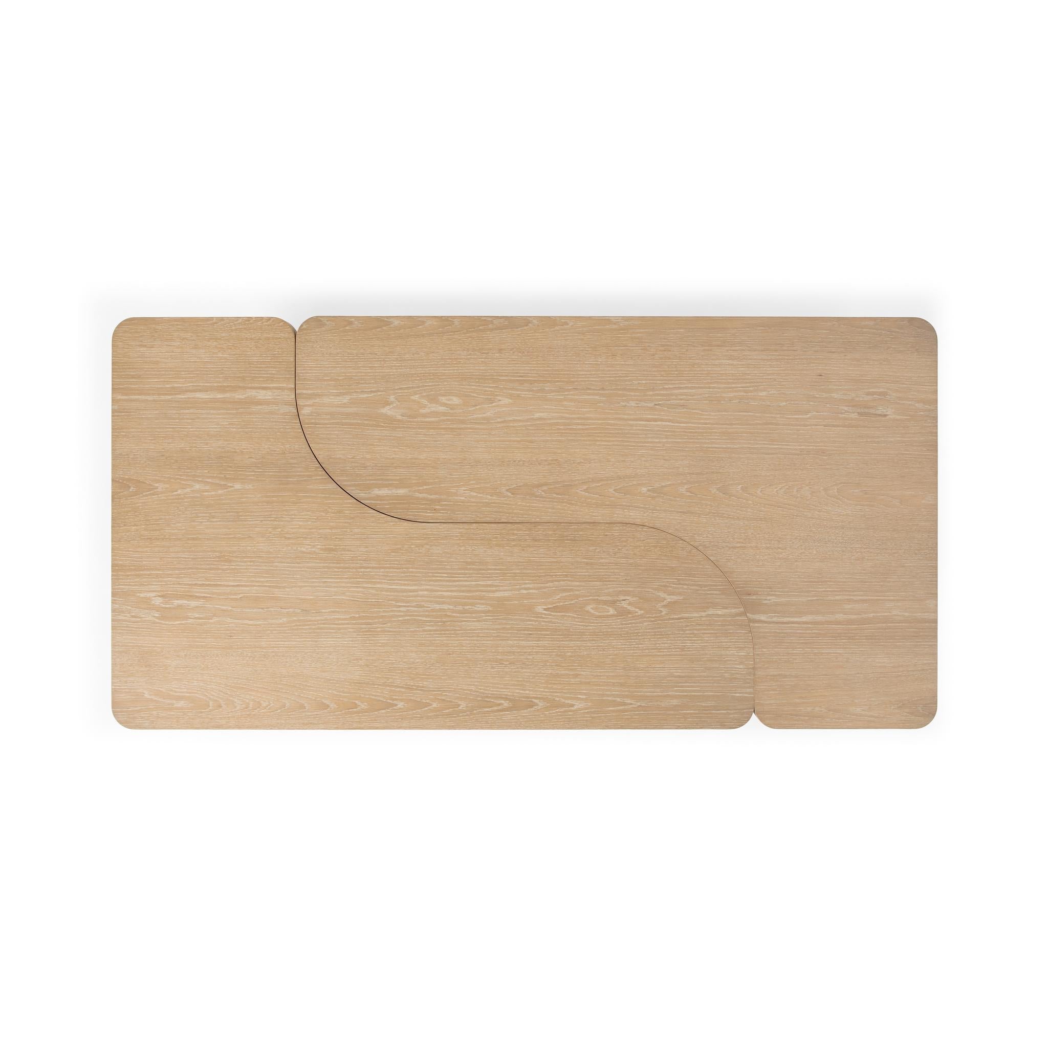 Melina 2 Piece 71" Coffee Table - Coastal Drift