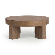 Bristol Round Coffee Table - Cafe Brown