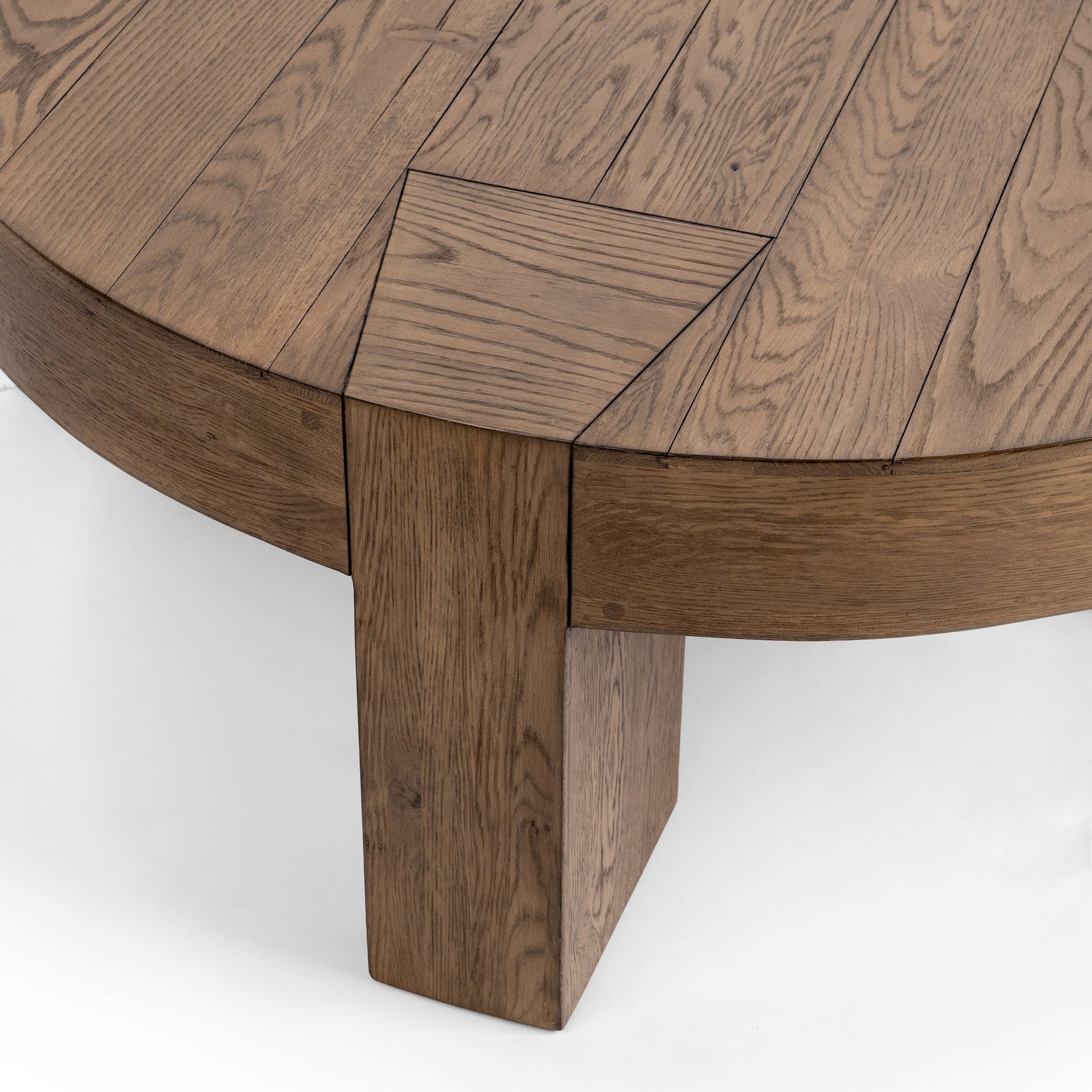 Bristol Round Coffee Table - Cafe Brown