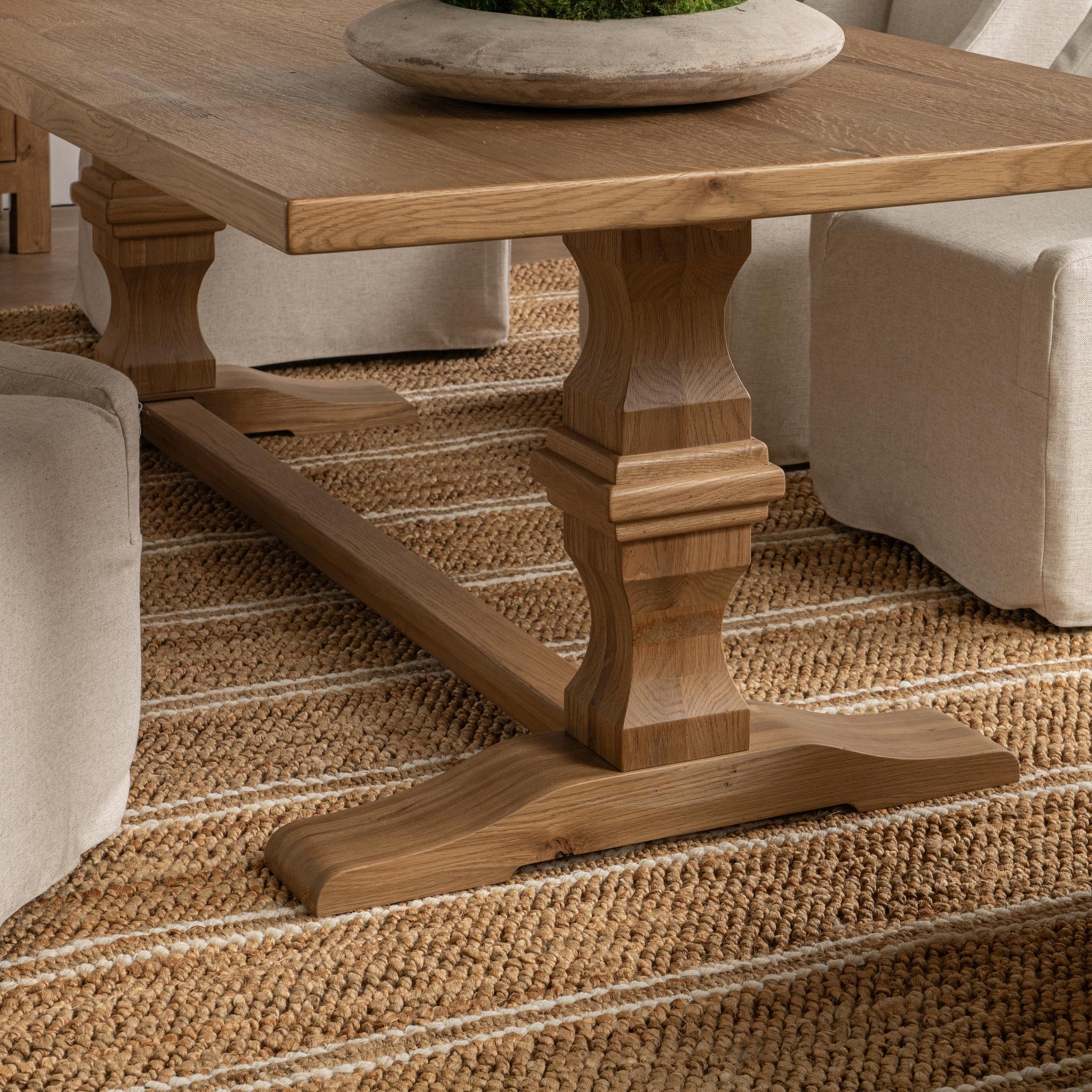 Toscana 98" Dining Table - Hampton Sand