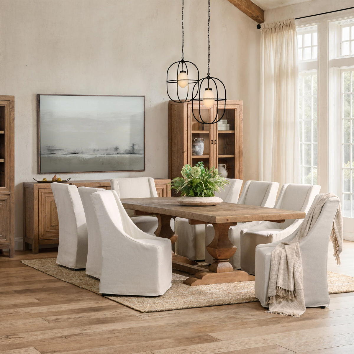 Catalina Extendable Dining Table - Sunfield / 84"-114" / Rectangle by Classic Home - view 9