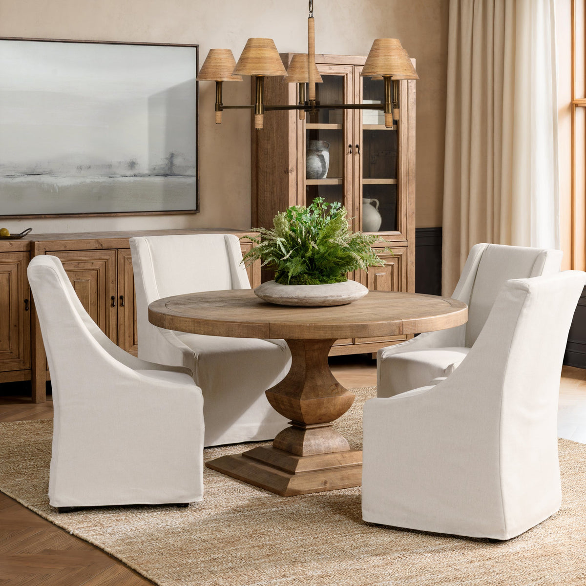 Catalina Dining Table - Sunfield / 55" / Round by Classic Home - view 8