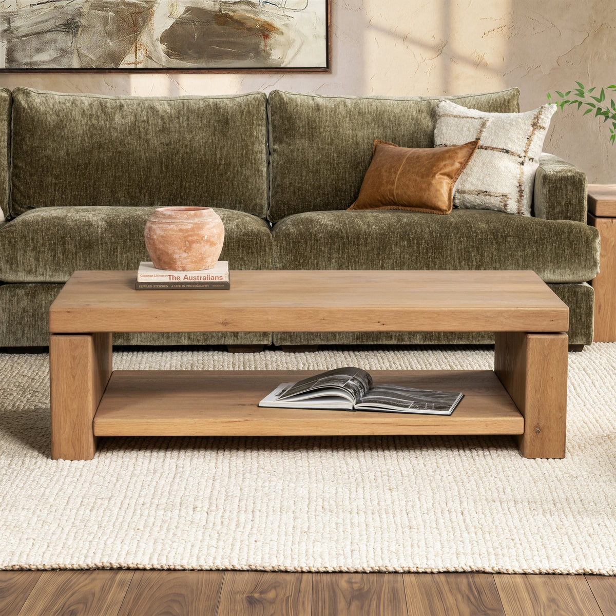 Hartford Coffee Table - Coastal Haven / 60" / Rectangle by Classic Home - view 7