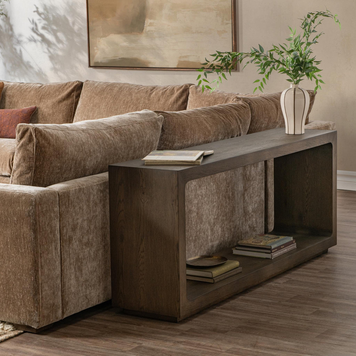 London Console Table - Soft Cocoa / 72" / Rectangle by Classic Home - view 7