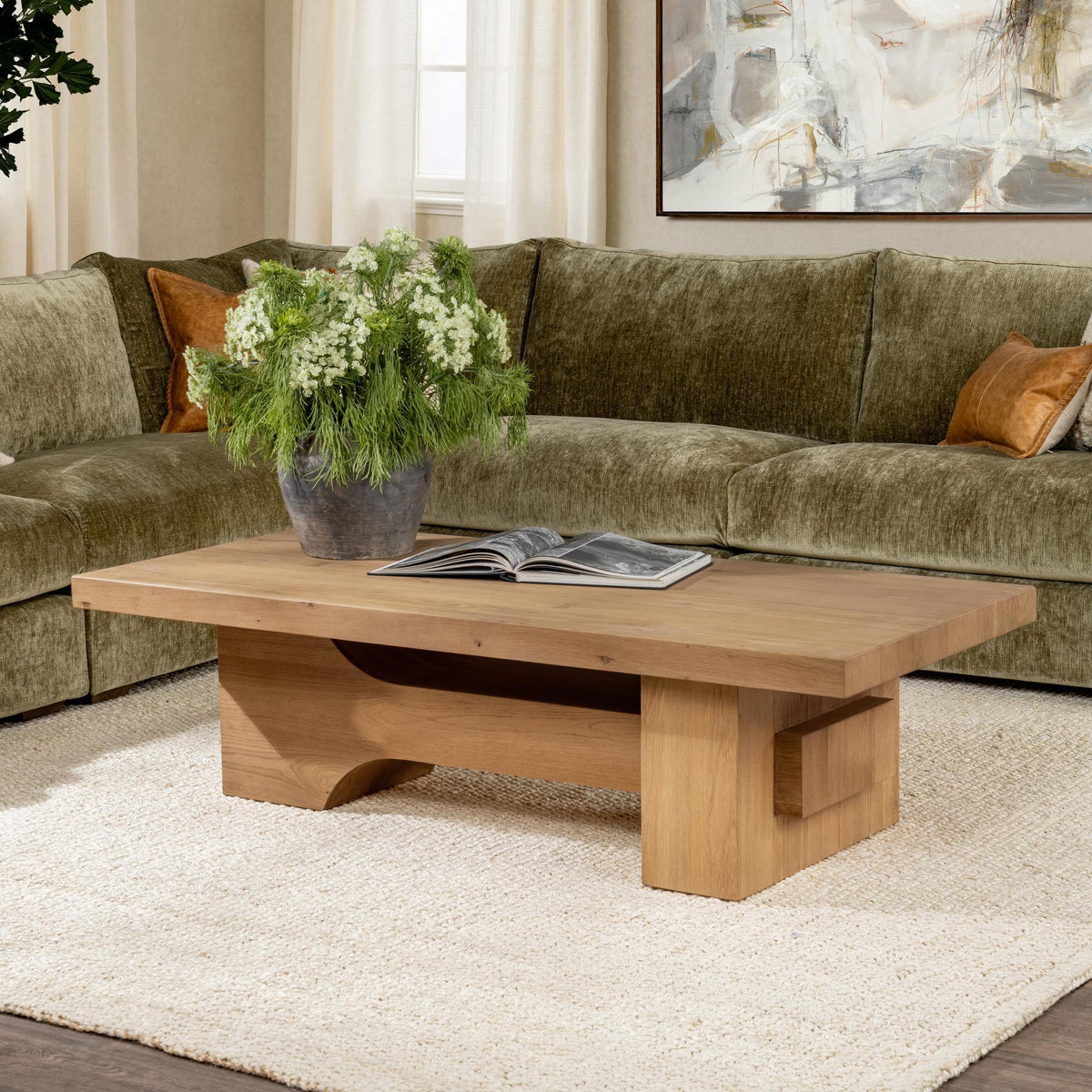 Kent Coffee Table - Coastal Haven / 65" / Rectangle by Classic Home - view 7