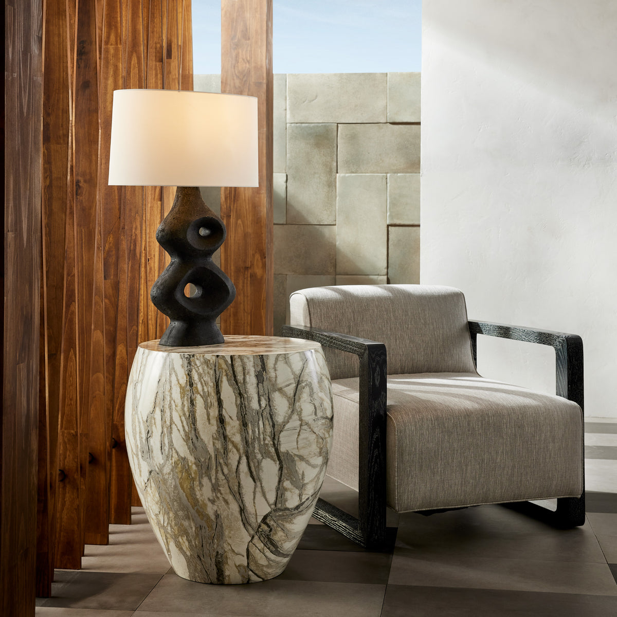 Kenmore End Table by Arteriors - view 2