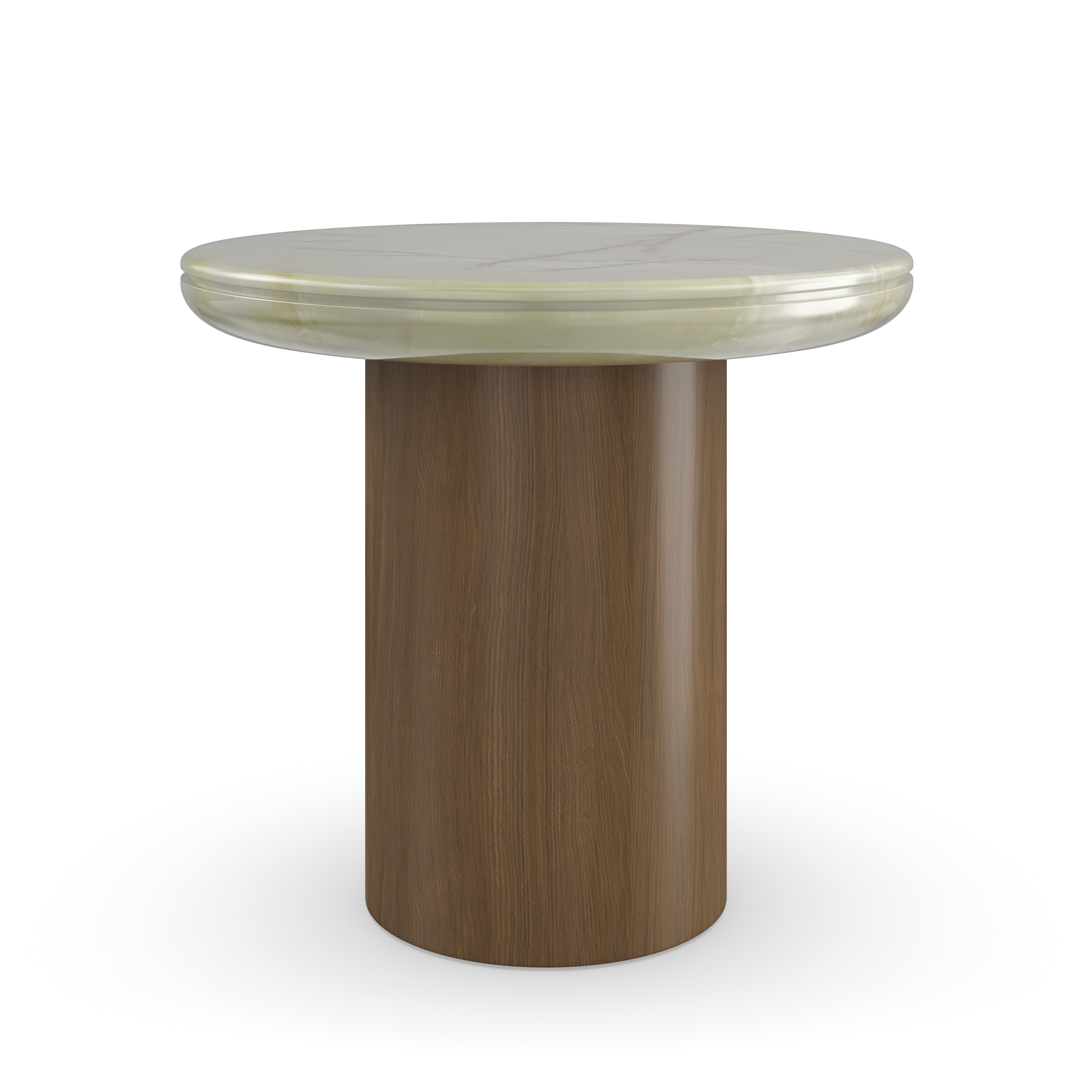Cape Verde Accent Table Retro Walnut End Table 20" by Caracole - view 4