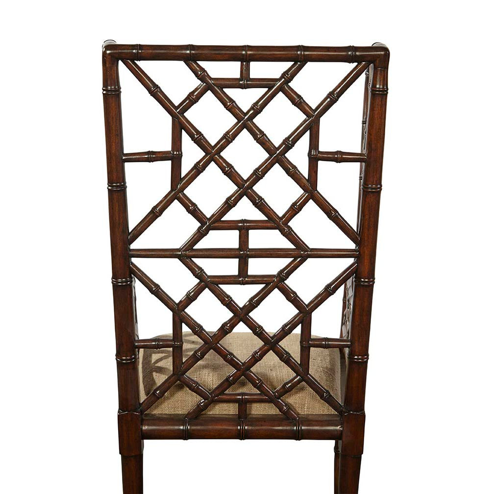 Chippendale Espresso Wingback Chair 27"