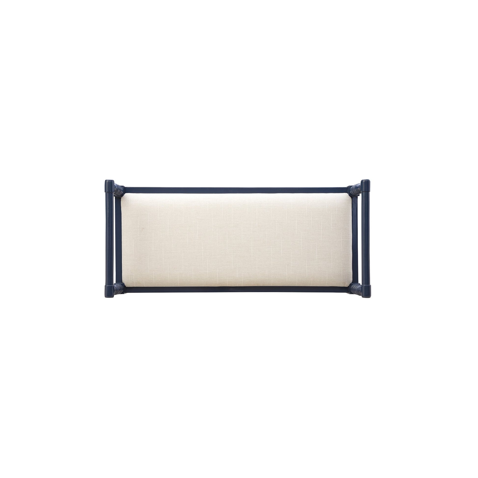 Blue Juliet Bench - 44.75' detail view by Furniture Classics at ZIN Home