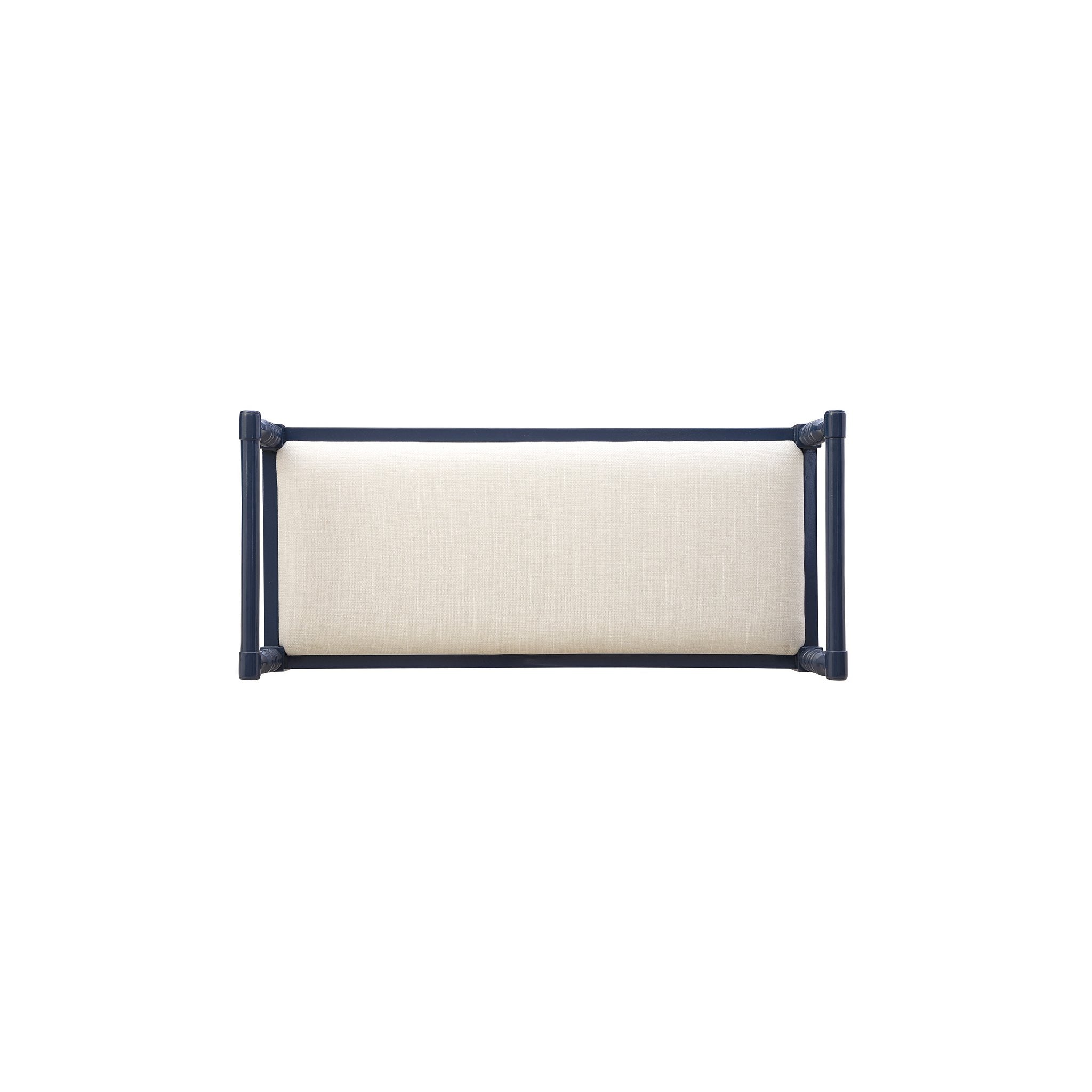 Blue Juliet Bench - 44.75' detail view by Furniture Classics at ZIN Home