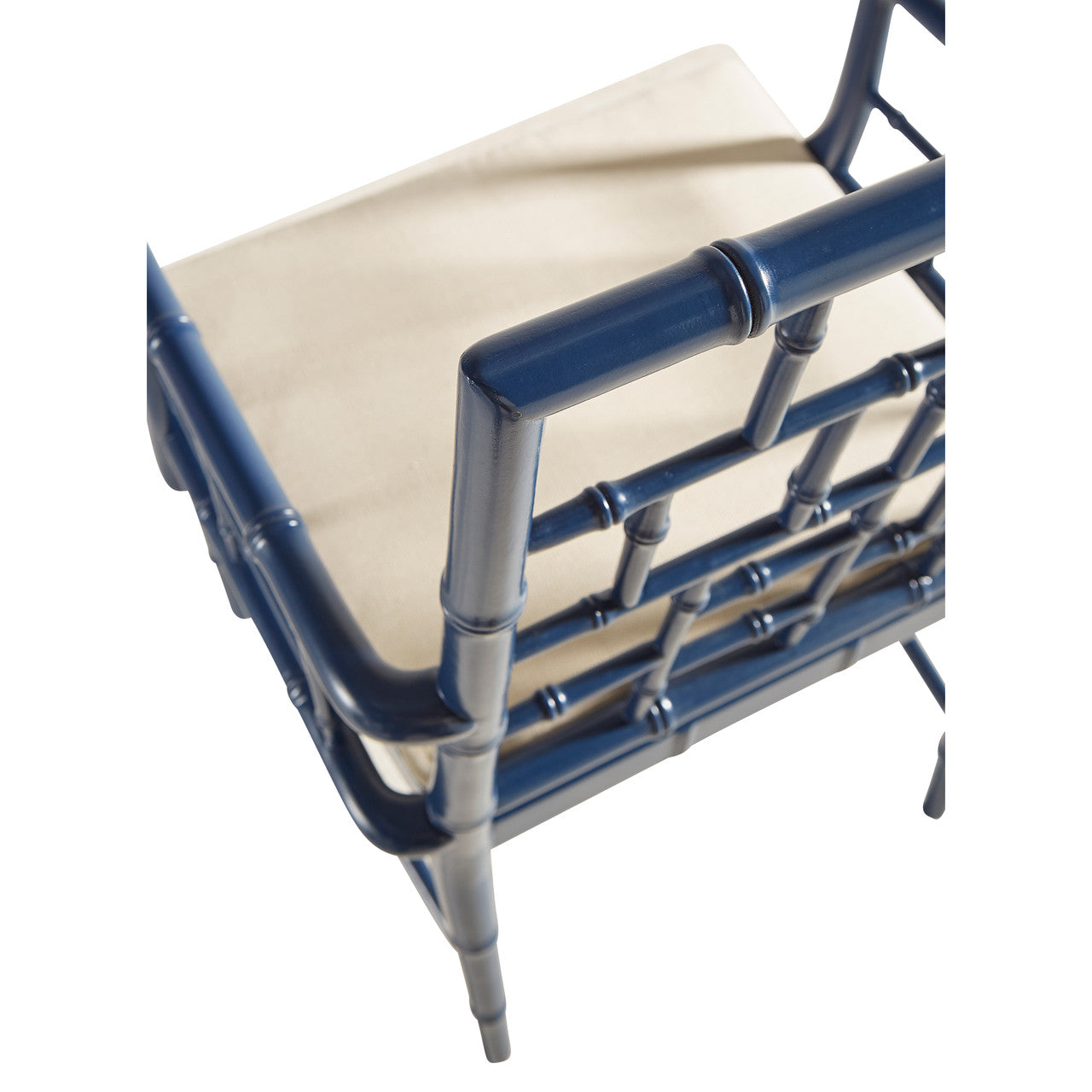 Blue Hugo Arm Chair - 25.5'