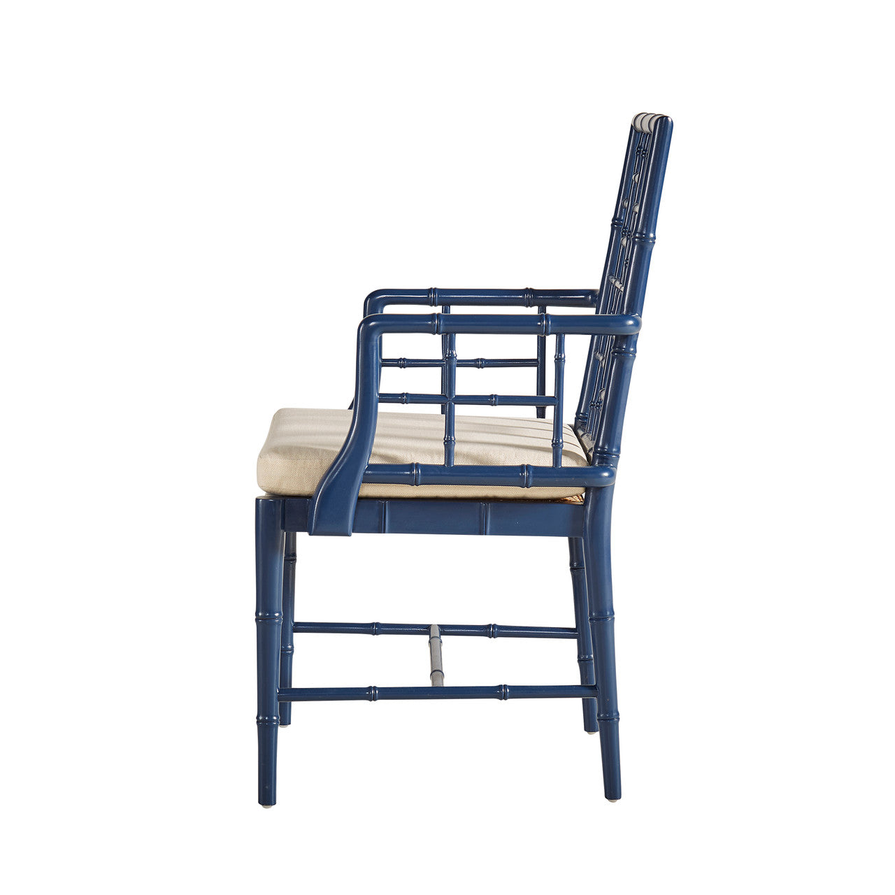 Blue Hugo Arm Chair - 25.5'