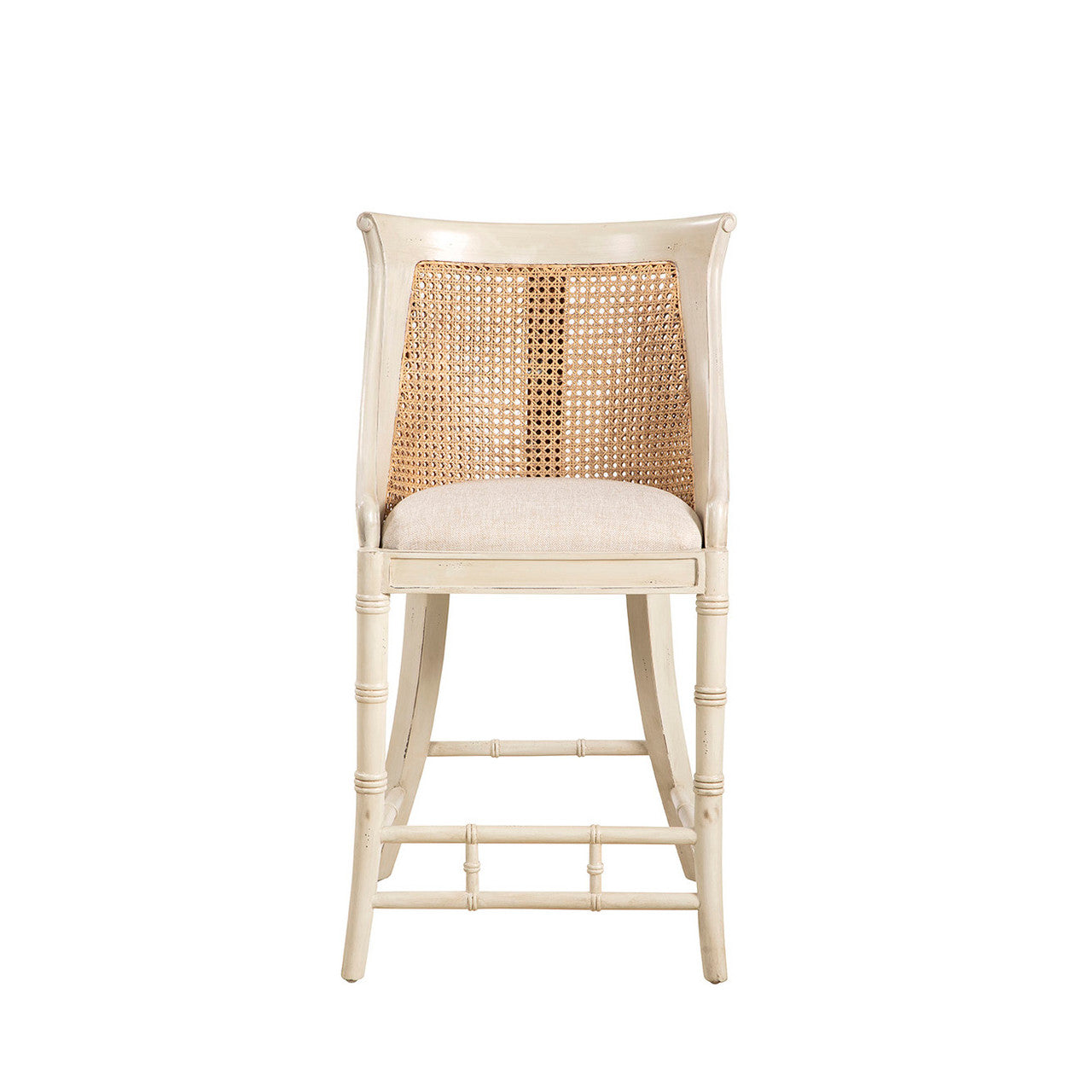 Cream Spoonback Counter Stool - 24'