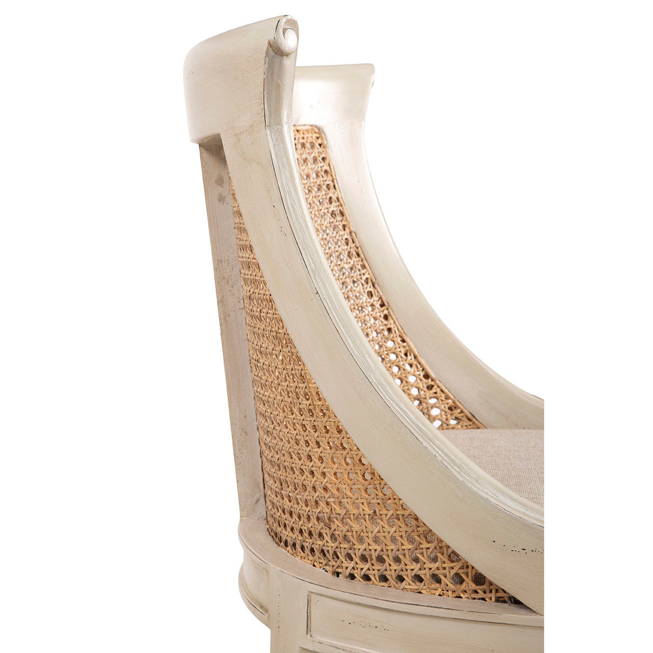 Cream Spoonback Counter Stool - 24'