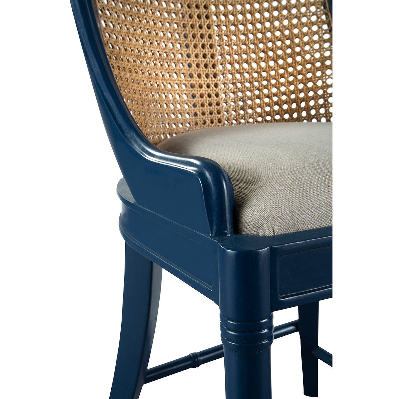 Blue Spoonback Counter Stool - 24'