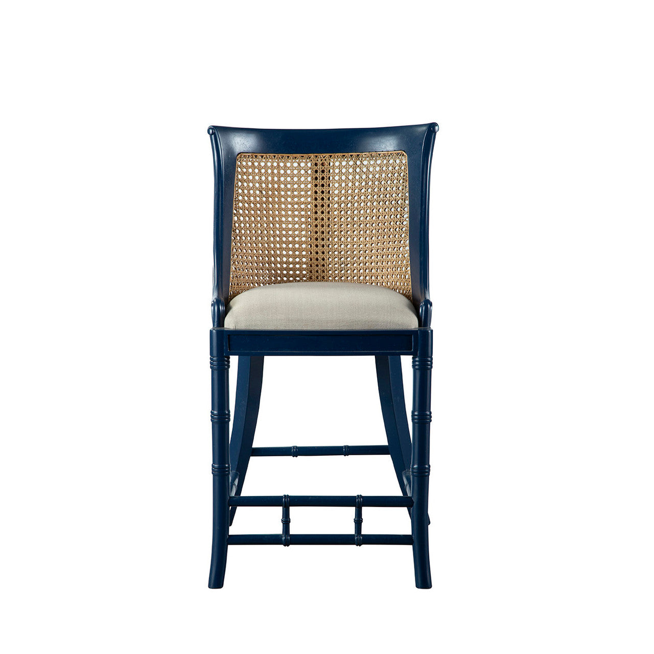 Blue Spoonback Counter Stool - 24'