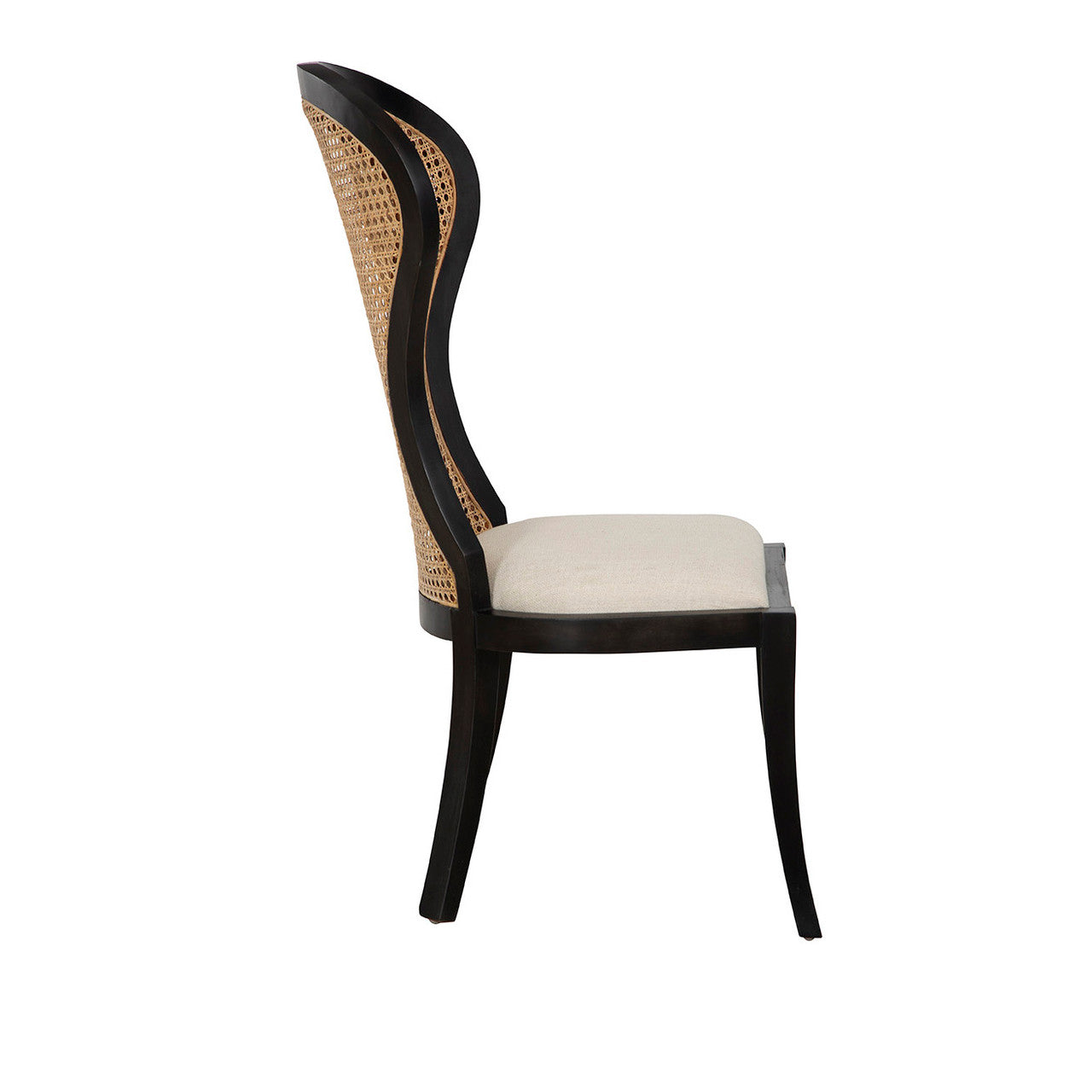 Black Adrina Side Chair - 25.25'