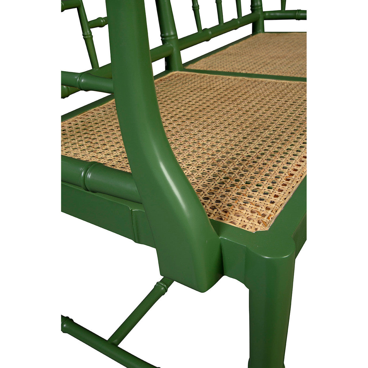 Green Belleville Settee - 54'
