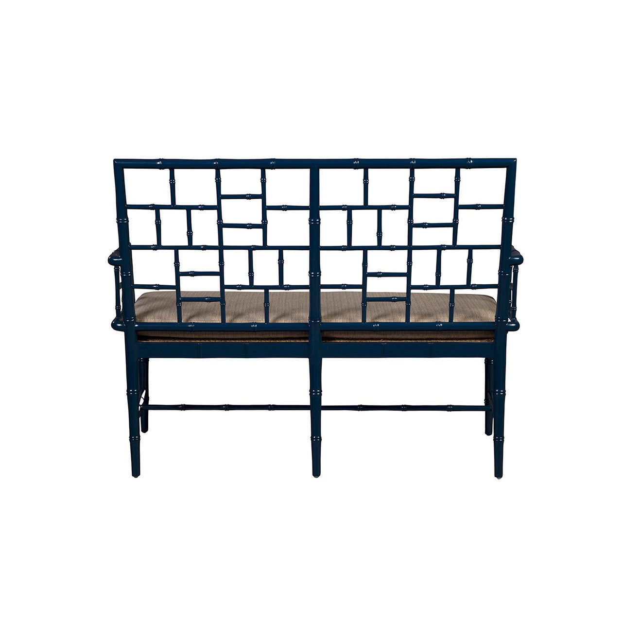 Blue Belleville Settee - 54'