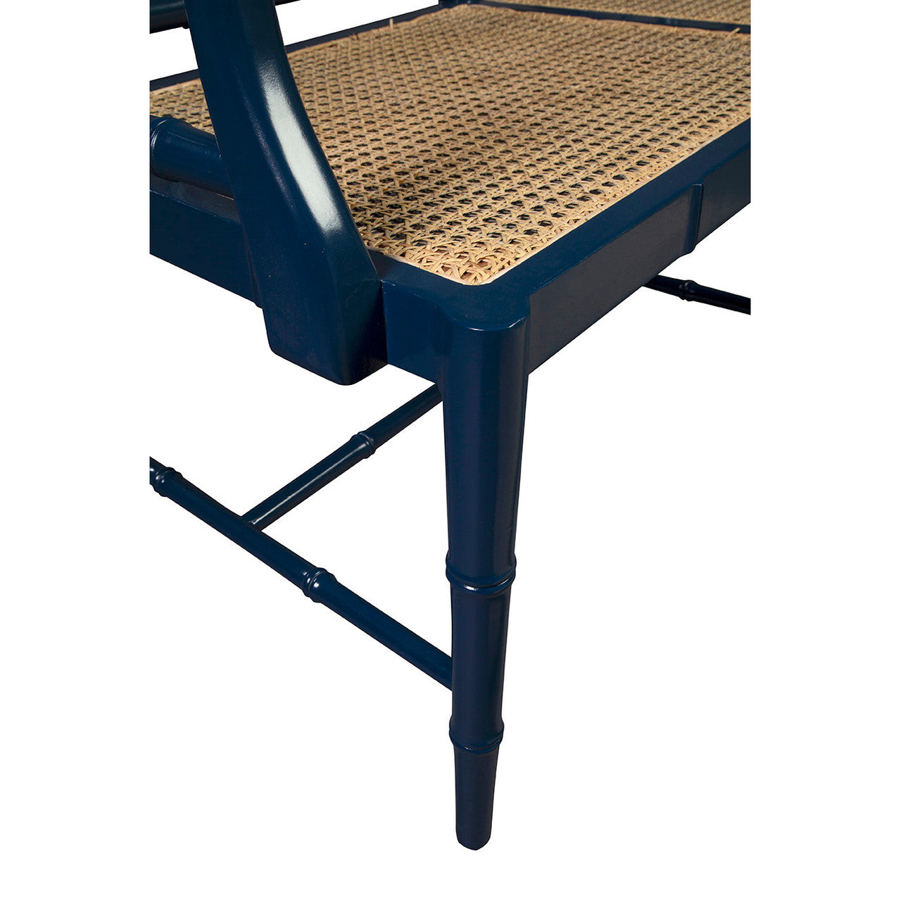 Blue Belleville Settee - 54'