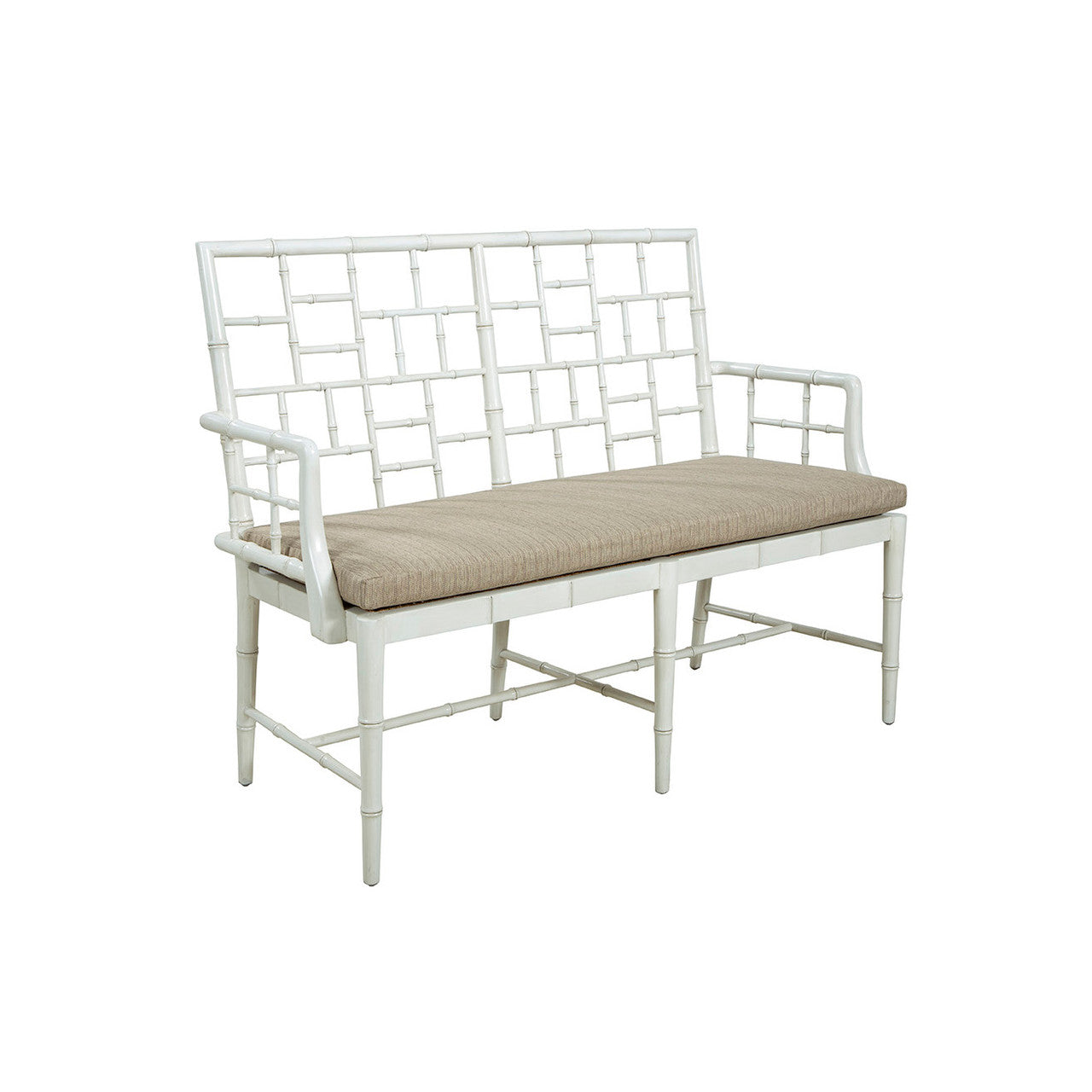 Cream Belleville Settee - 54'