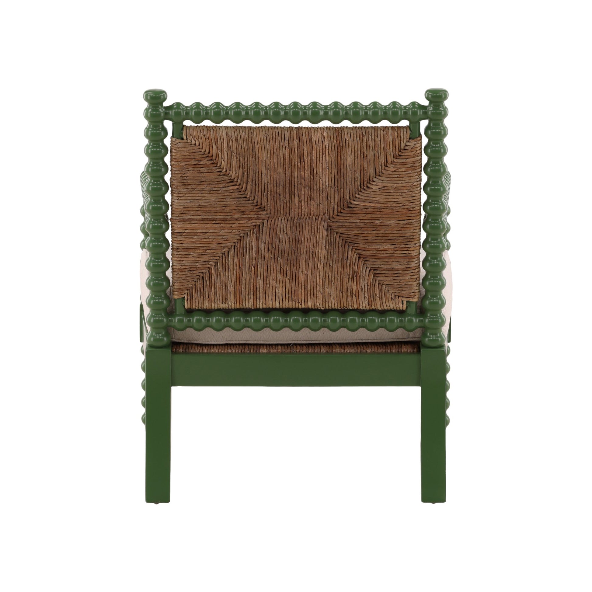 Green Jameson Bobbin Chair detail view by Furniture Classics at ZIN Home