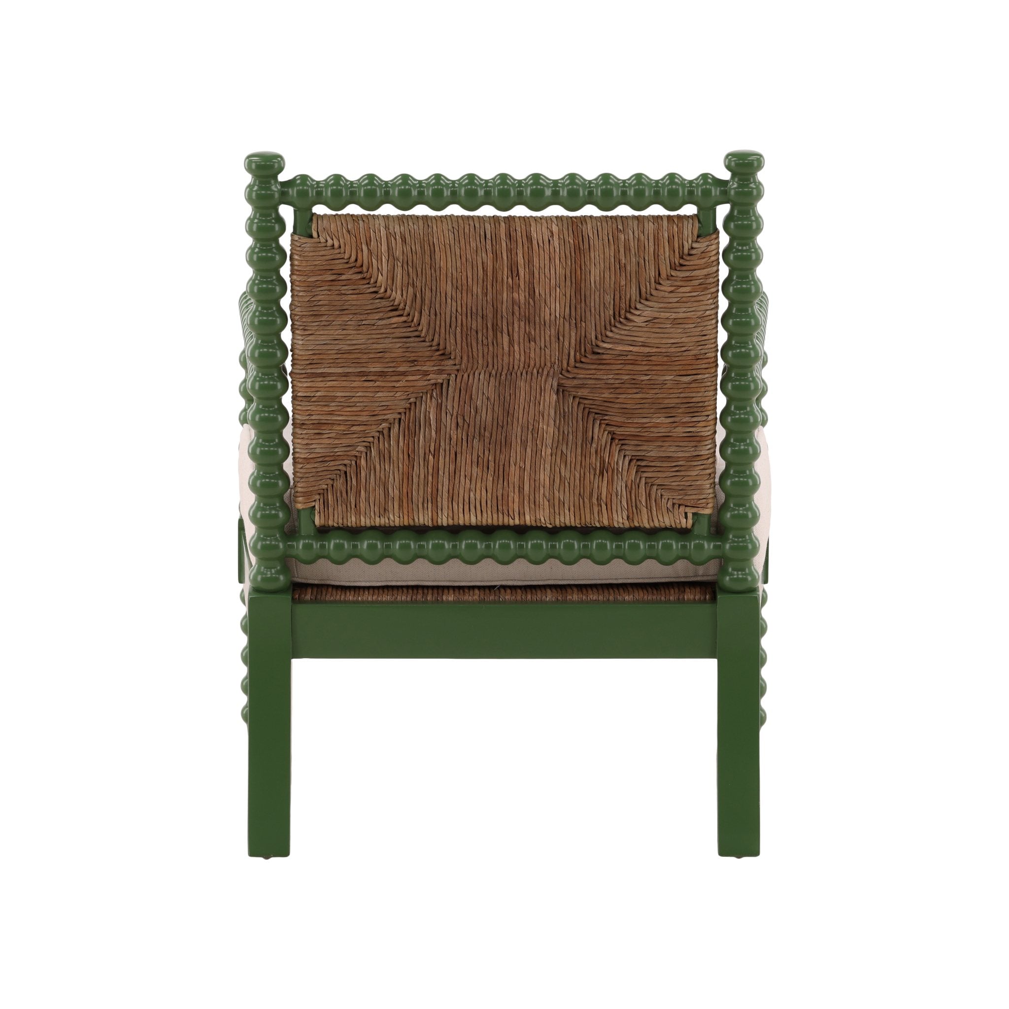 Green Jameson Bobbin Chair detail view by Furniture Classics at ZIN Home