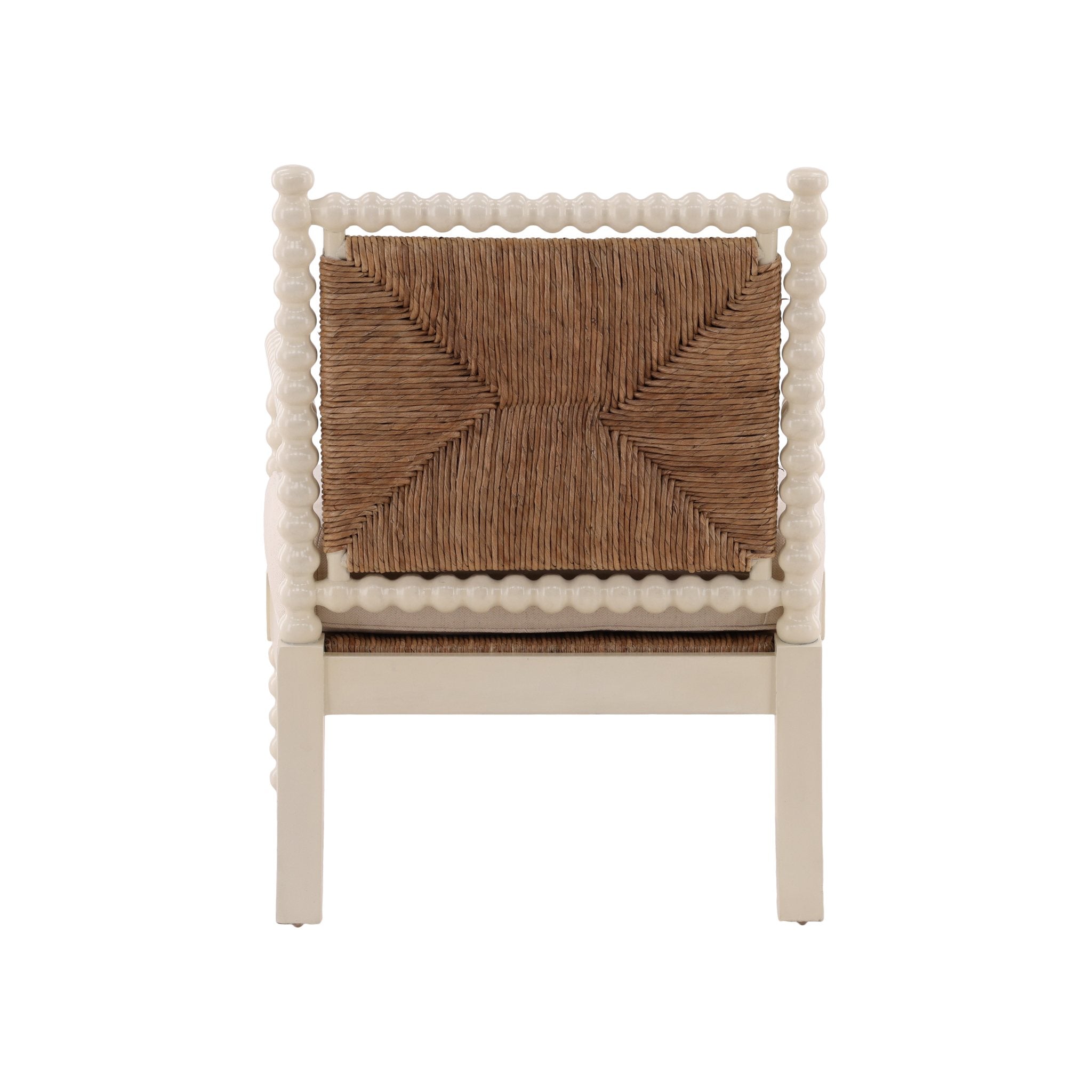 Cream Jameson Bobbin Chair detail view by Furniture Classics at ZIN Home