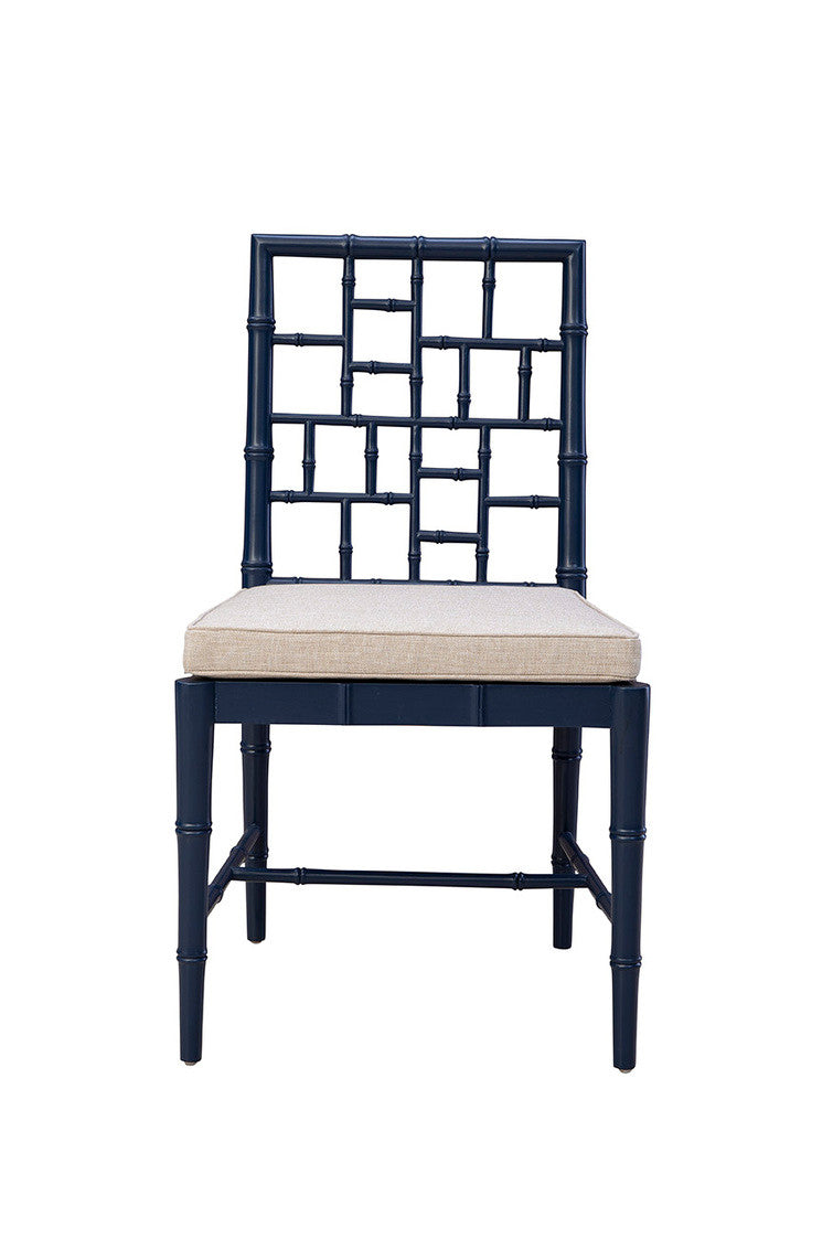 Blue Hugo Side Chair - 22'