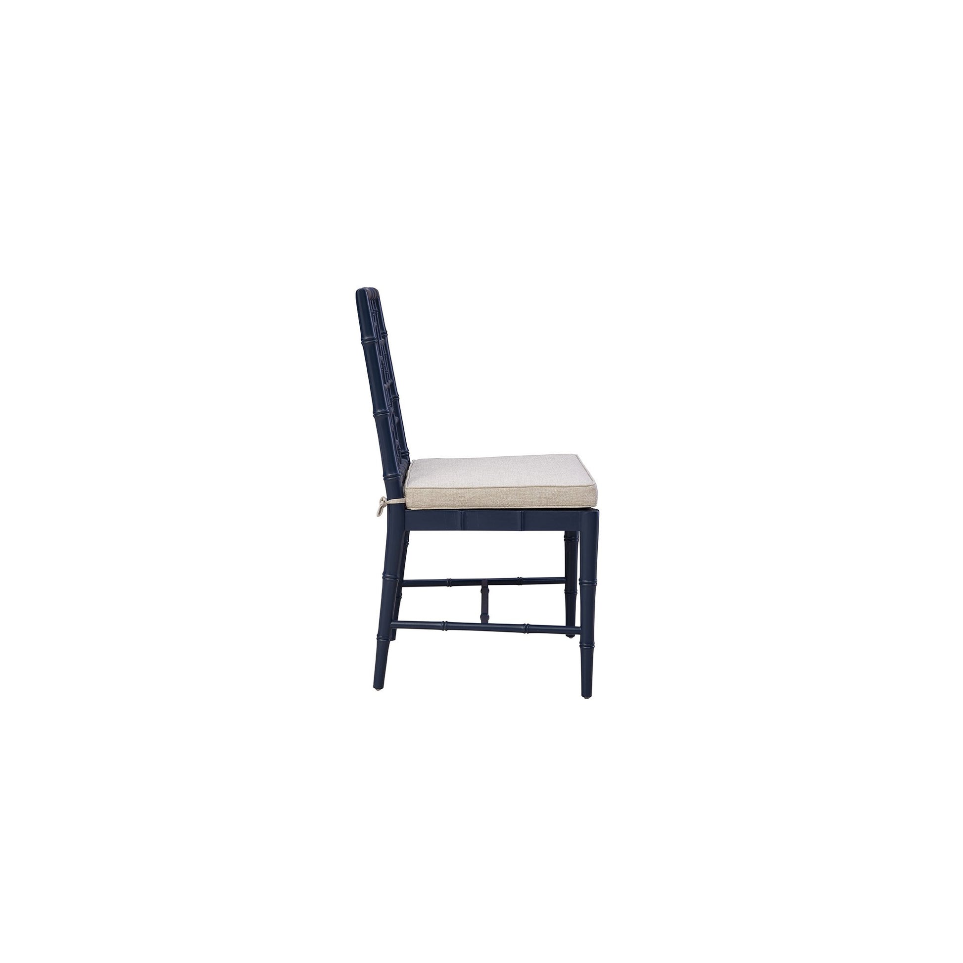Blue Hugo Side Chair - 22' detail view by Furniture Classics at ZIN Home