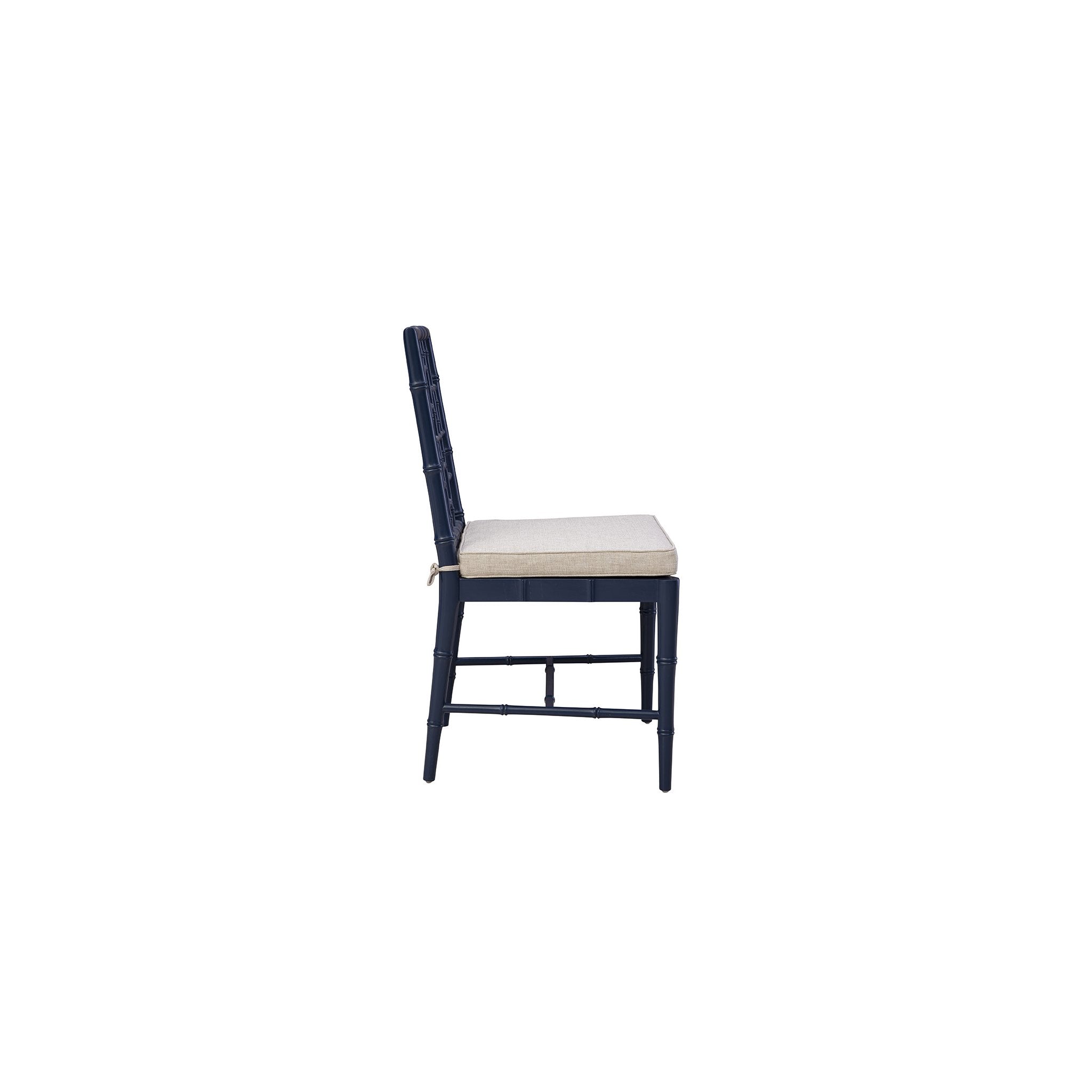 Blue Hugo Side Chair - 22' detail view by Furniture Classics at ZIN Home